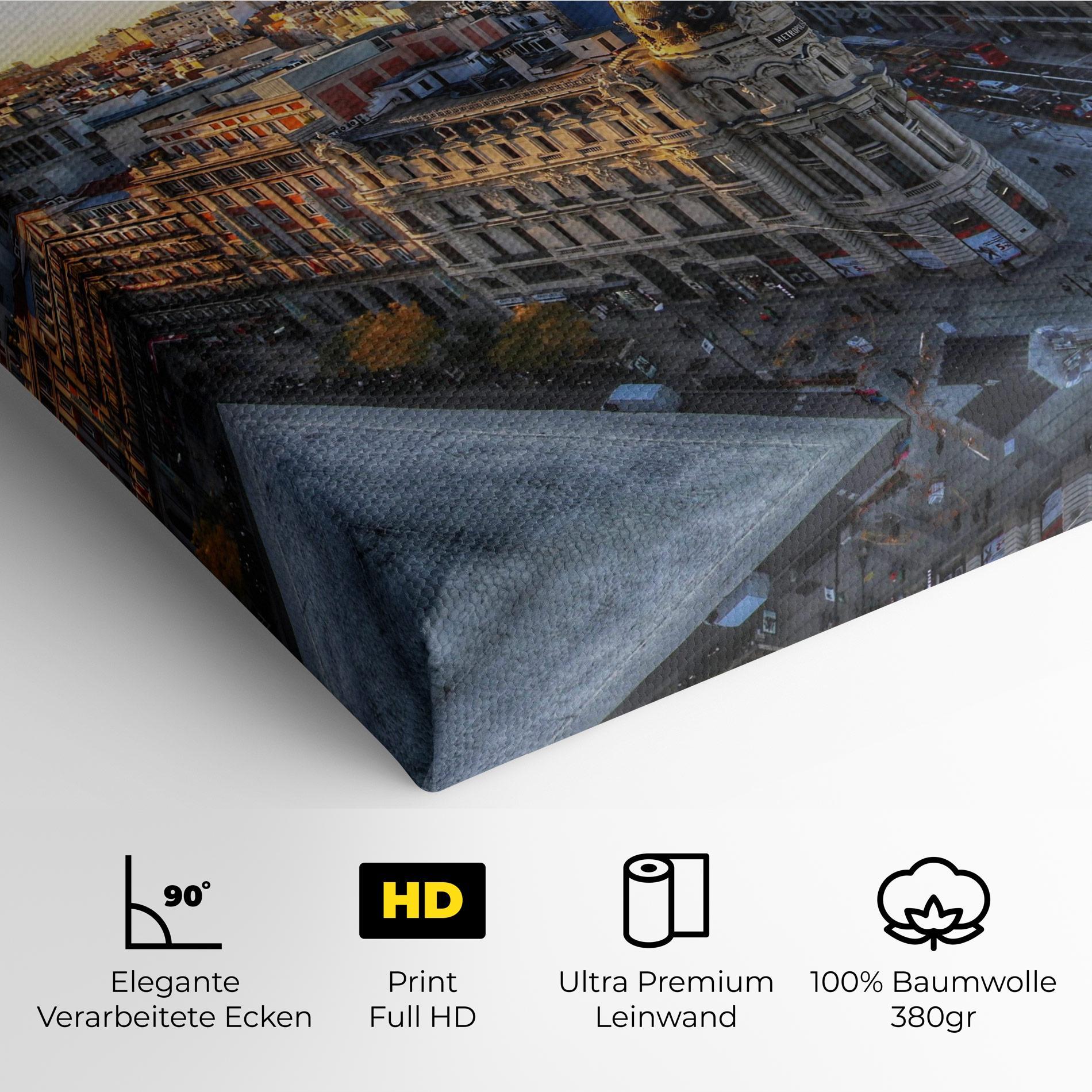 Leinwandbild Madrid View mockup 4