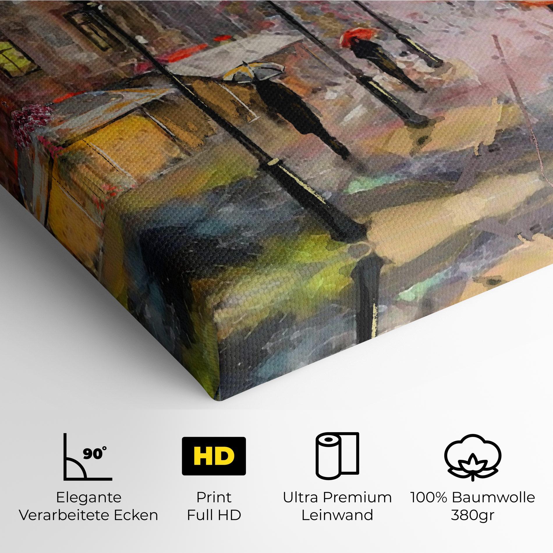 Leinwandbild Paris Colours mockup 4