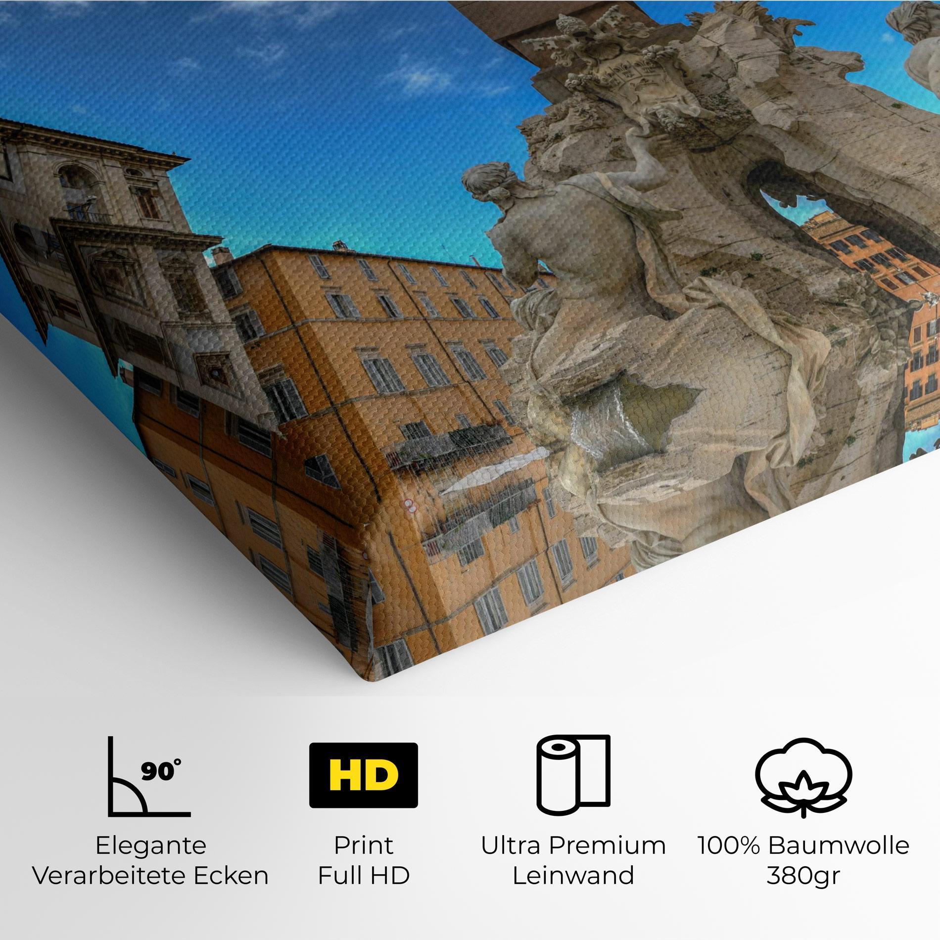 Leinwandbild Piazza Navona Italy mockup 4