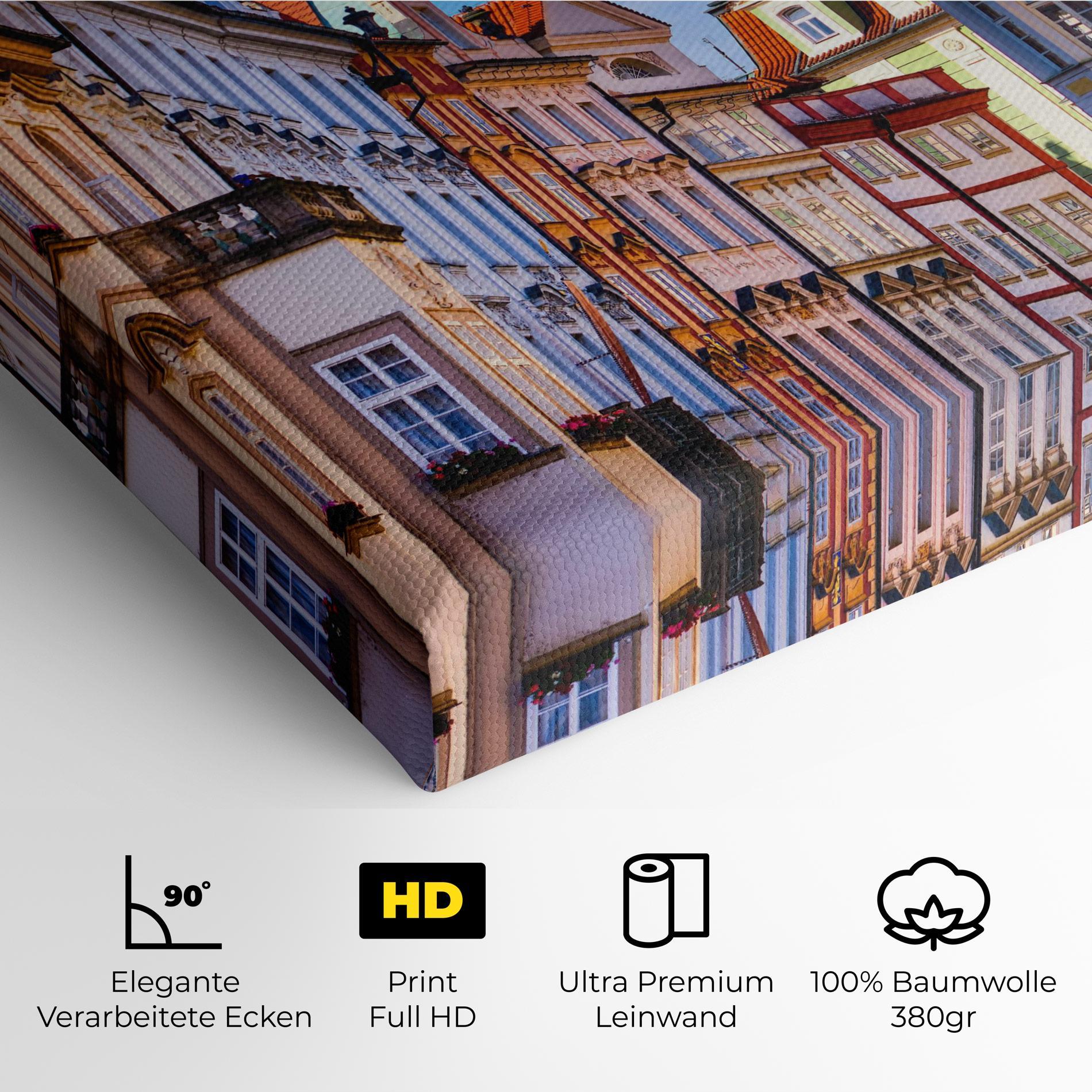 Leinwandbild Prague Buildings mockup 4