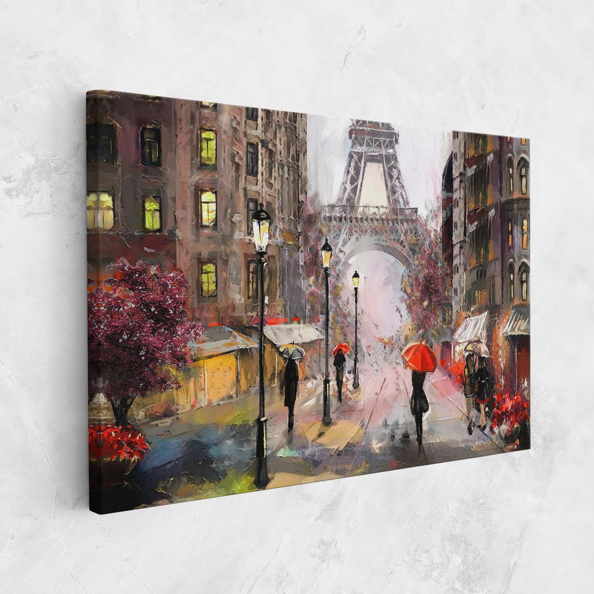 Leinwandbild Paris Colours mockup 1