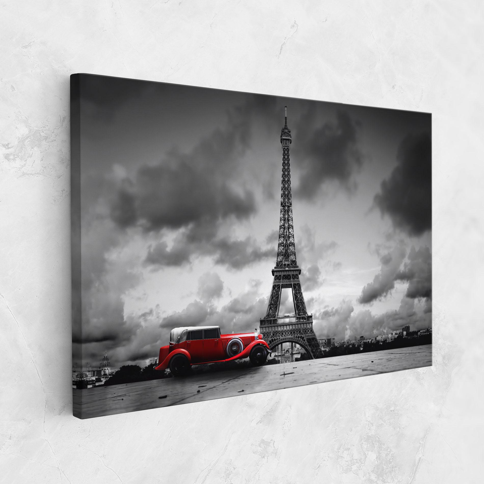 Leinwandbild Vintage Paris mockup 1