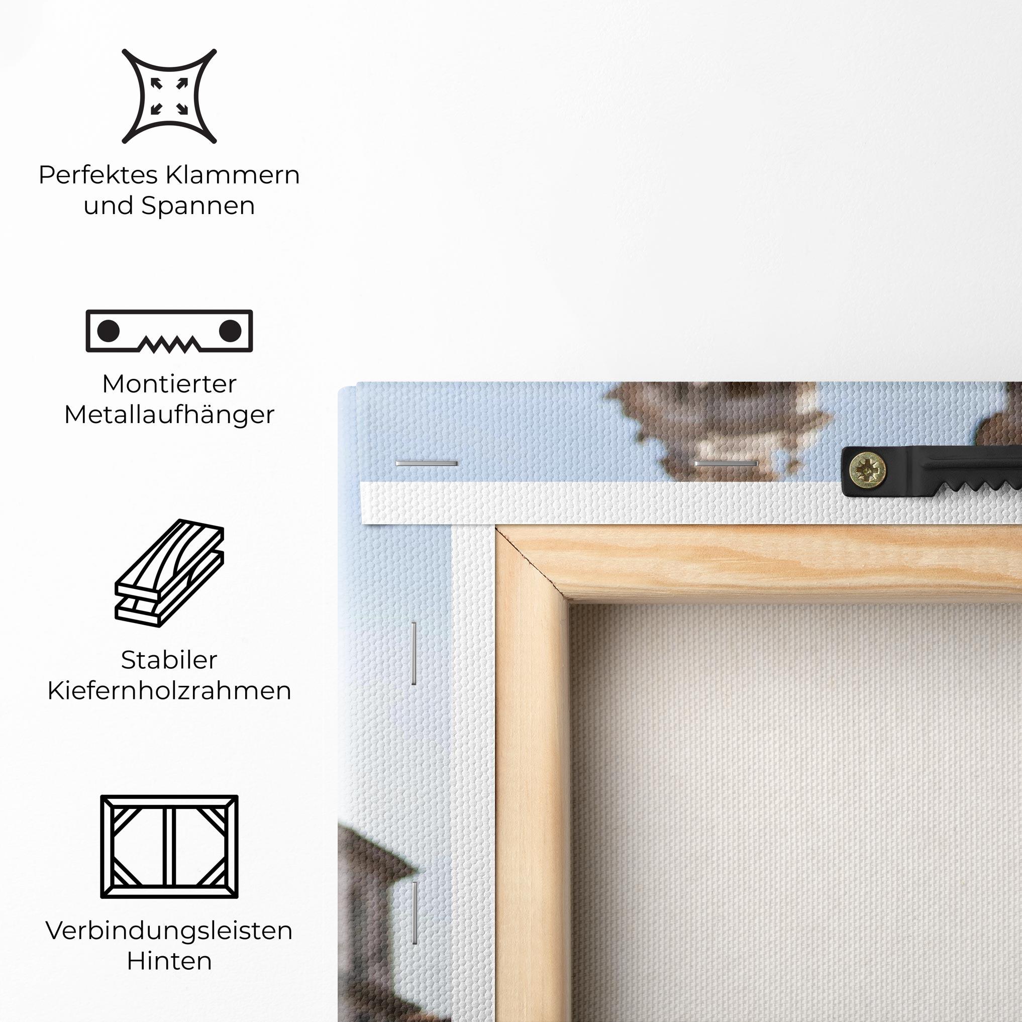 Leinwandbild Baroque Statue Italy mockup 5