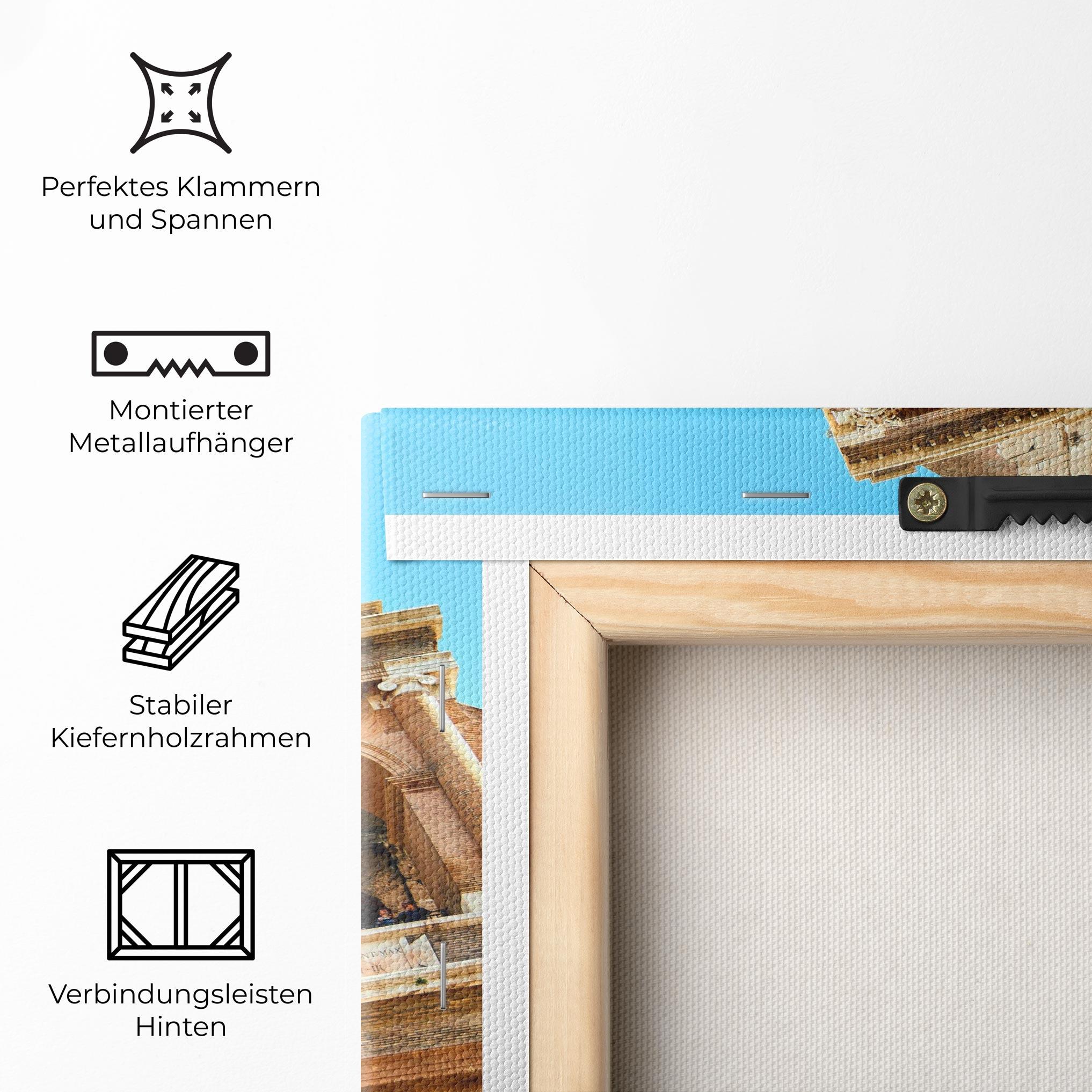 Leinwandbild Close Colosseum mockup 5