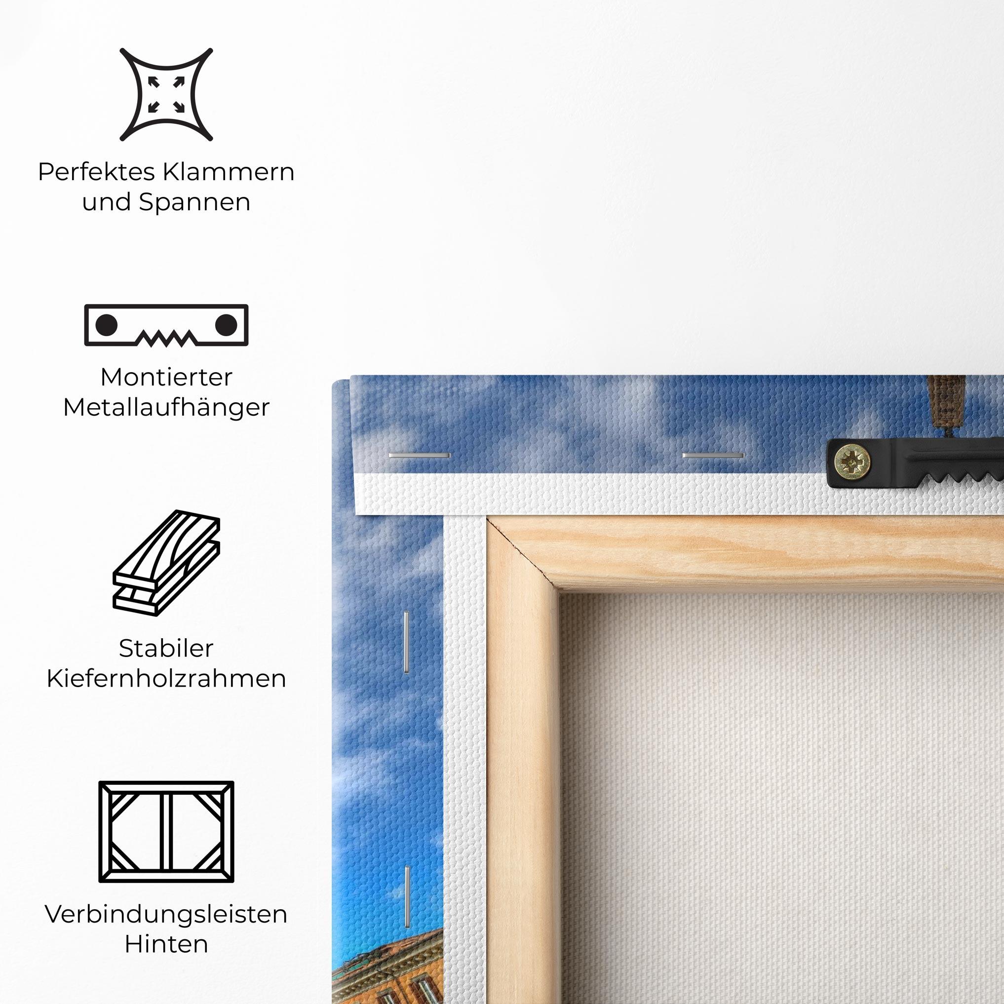 Leinwandbild Piazza Navona Italy mockup 5