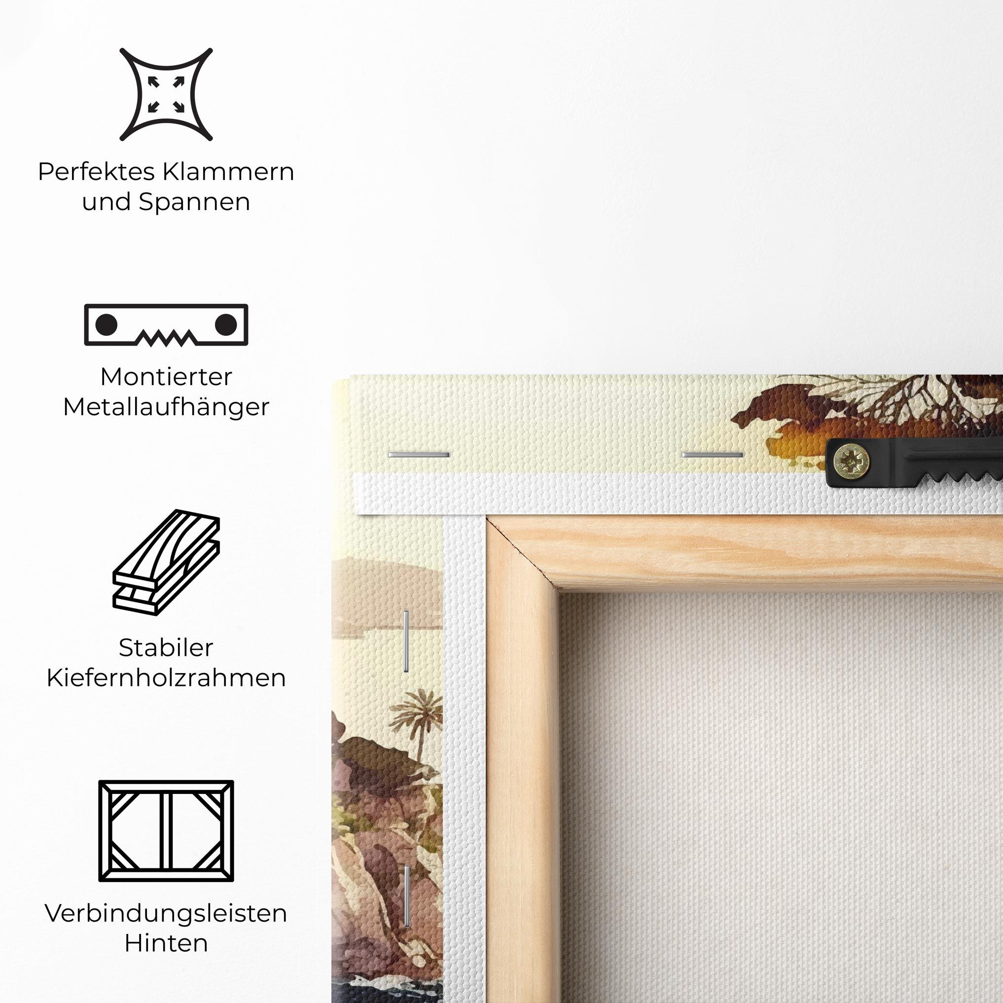 Leinwandbild Stunning View Painting mockup 5