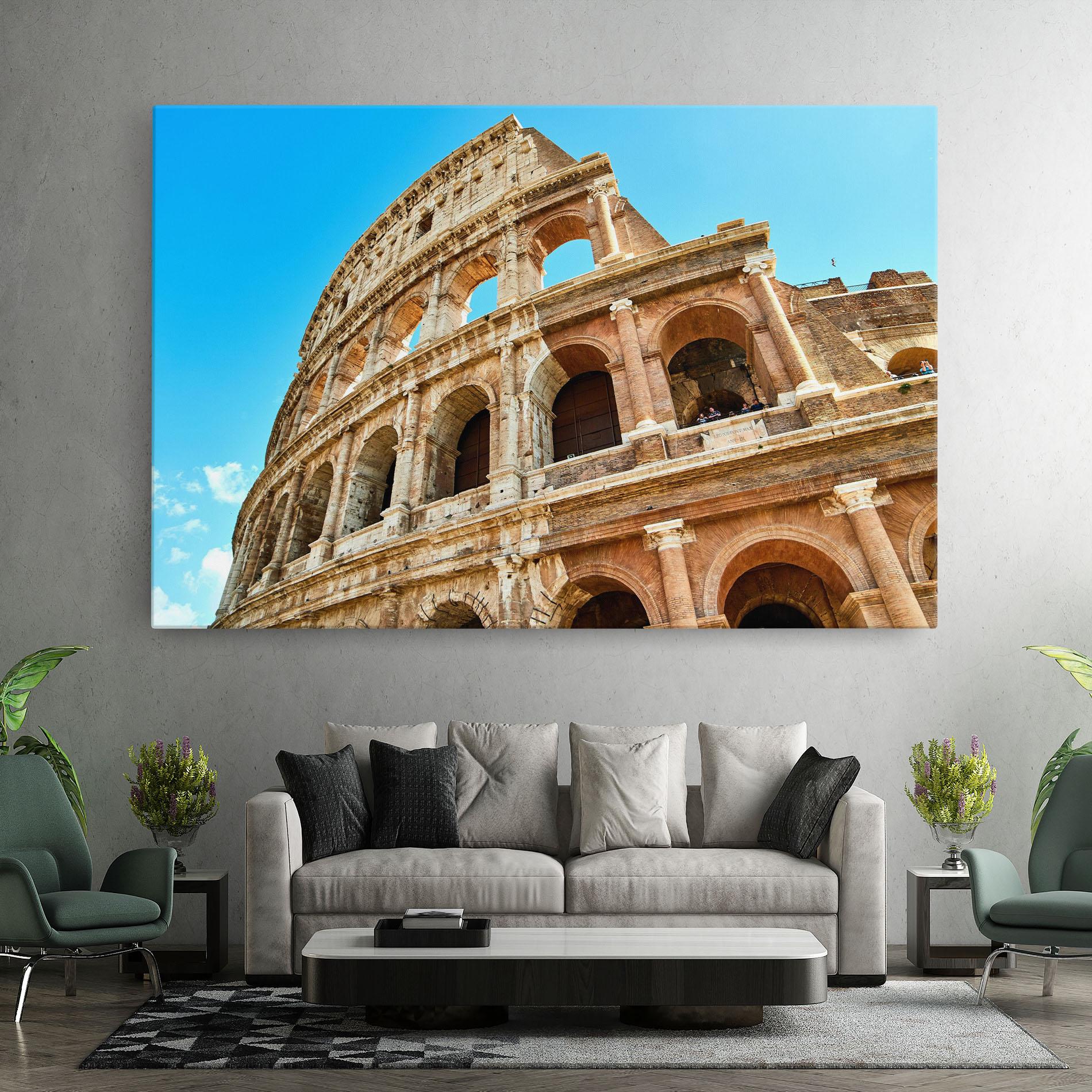 Leinwandbild Close Colosseum mockup 7
