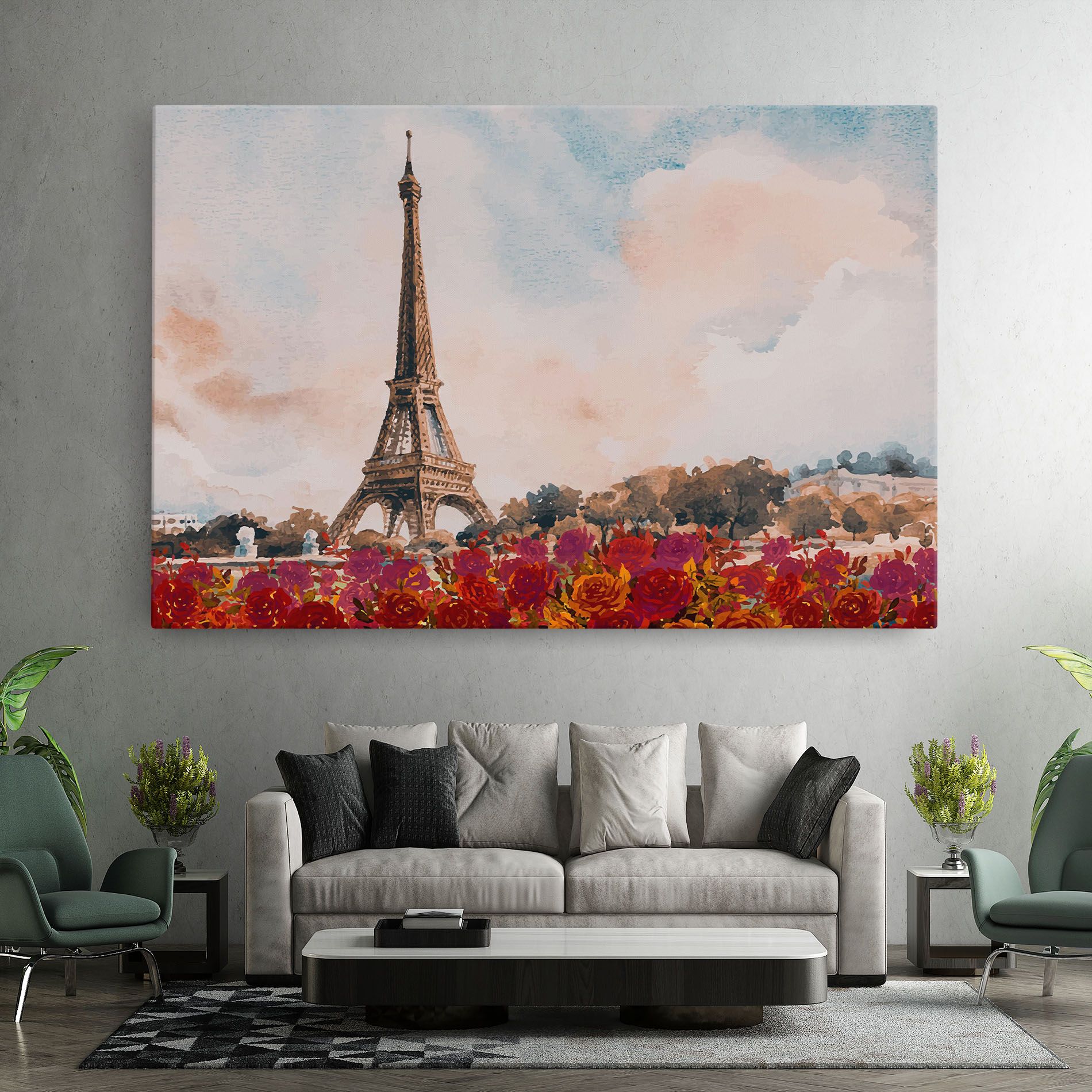 Eiffel Tower Roses mockup 7