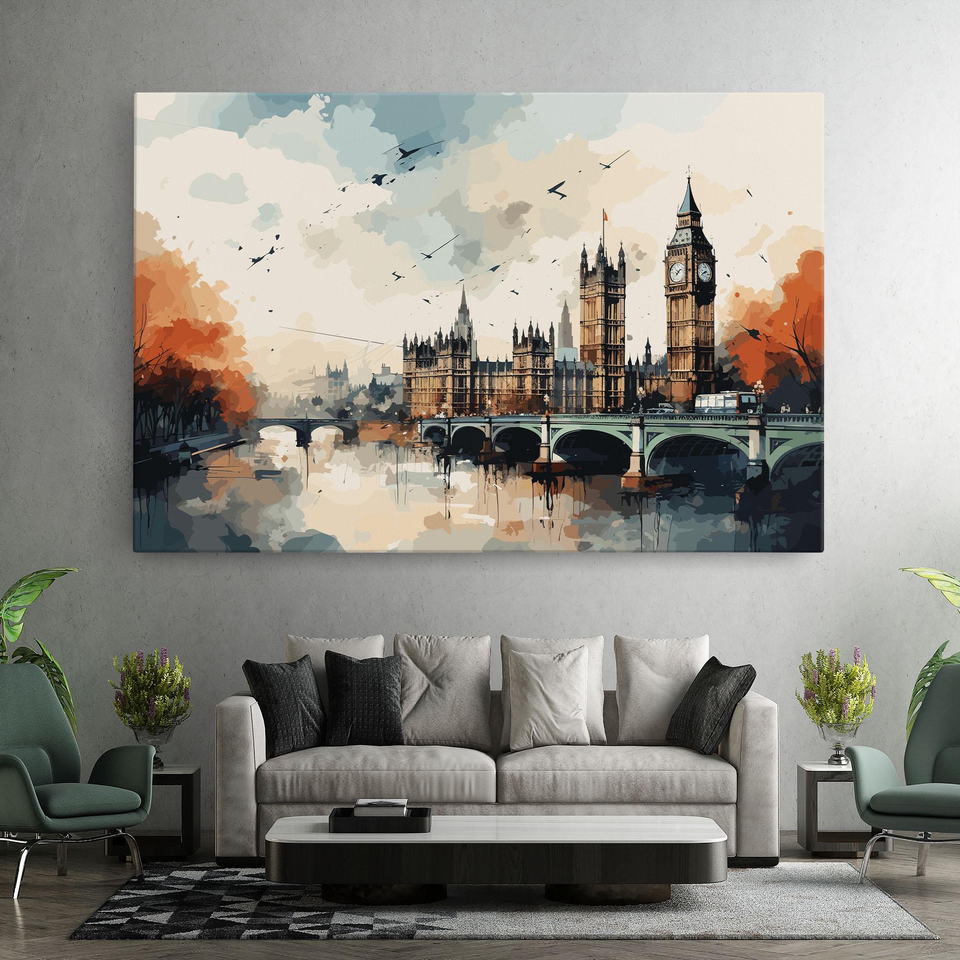 Leinwandbild England Art mockup 7