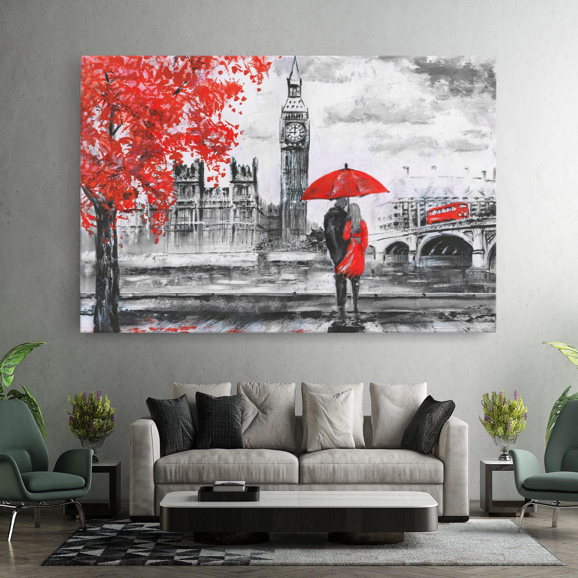 Leinwandbild London Love mockup 7