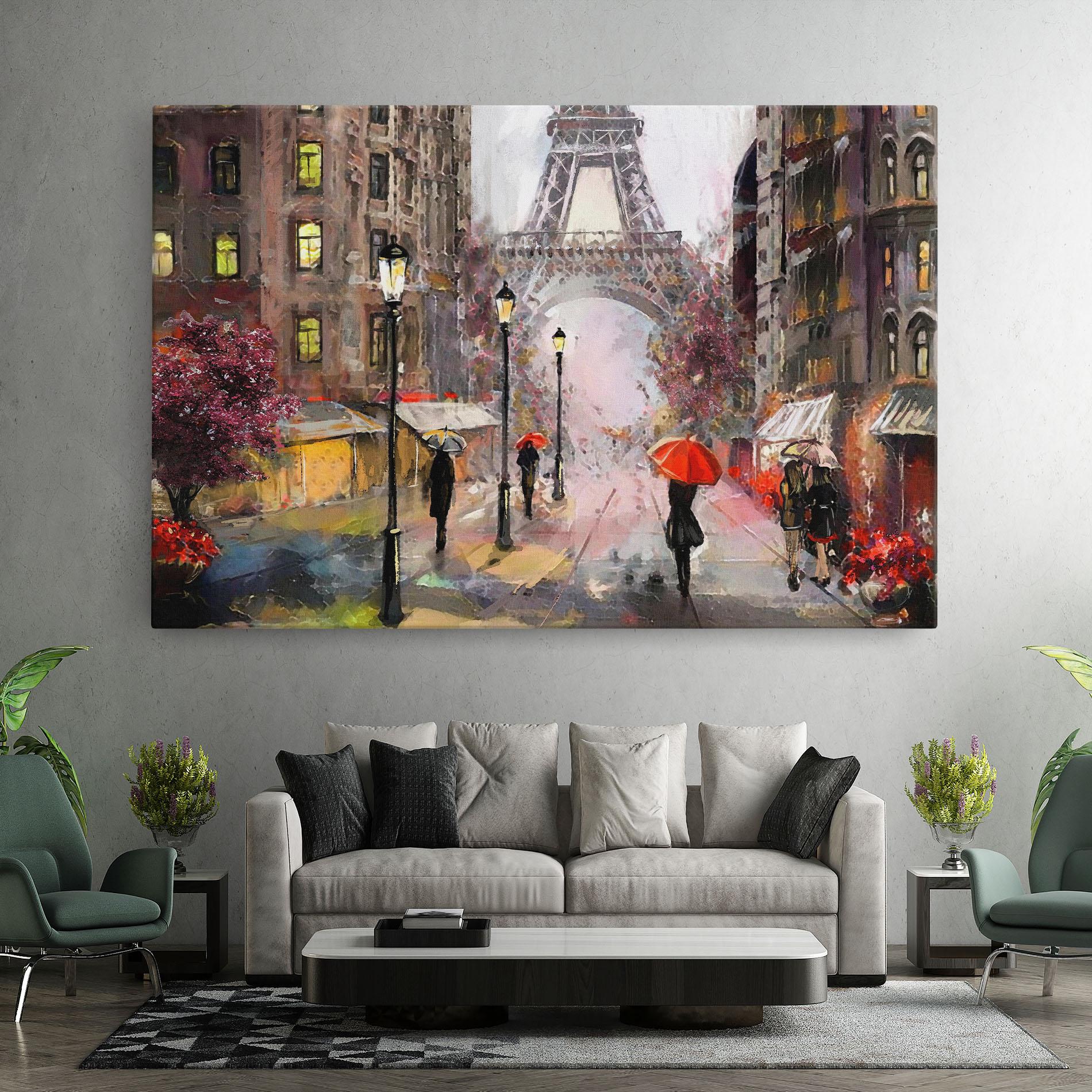 Leinwandbild Paris Colours mockup 7