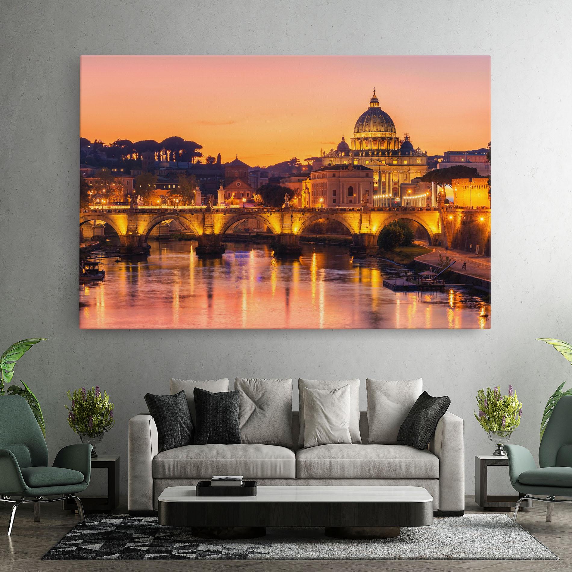 Leinwandbild St Peter Basilica mockup 7