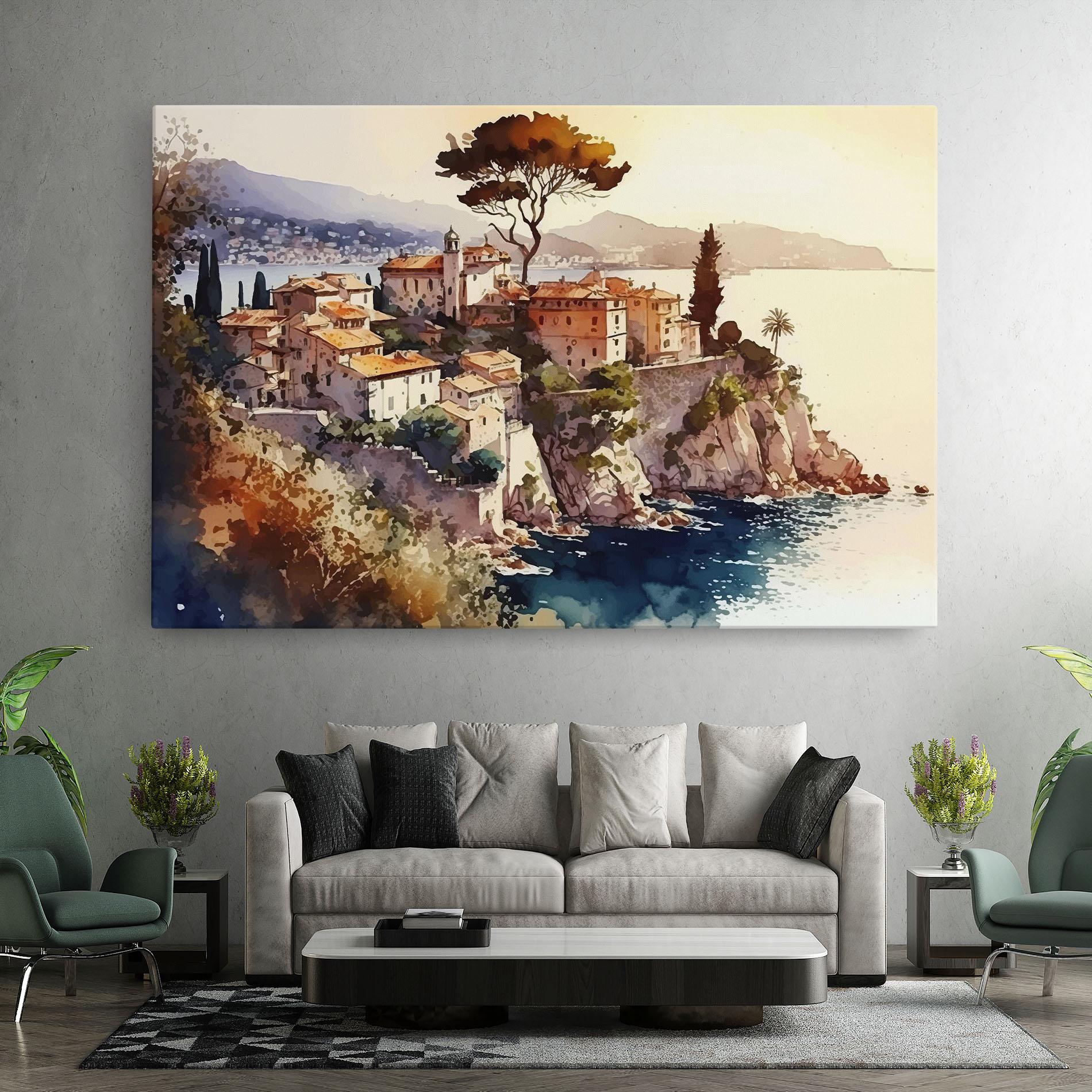 Leinwandbild Stunning View Painting mockup 7