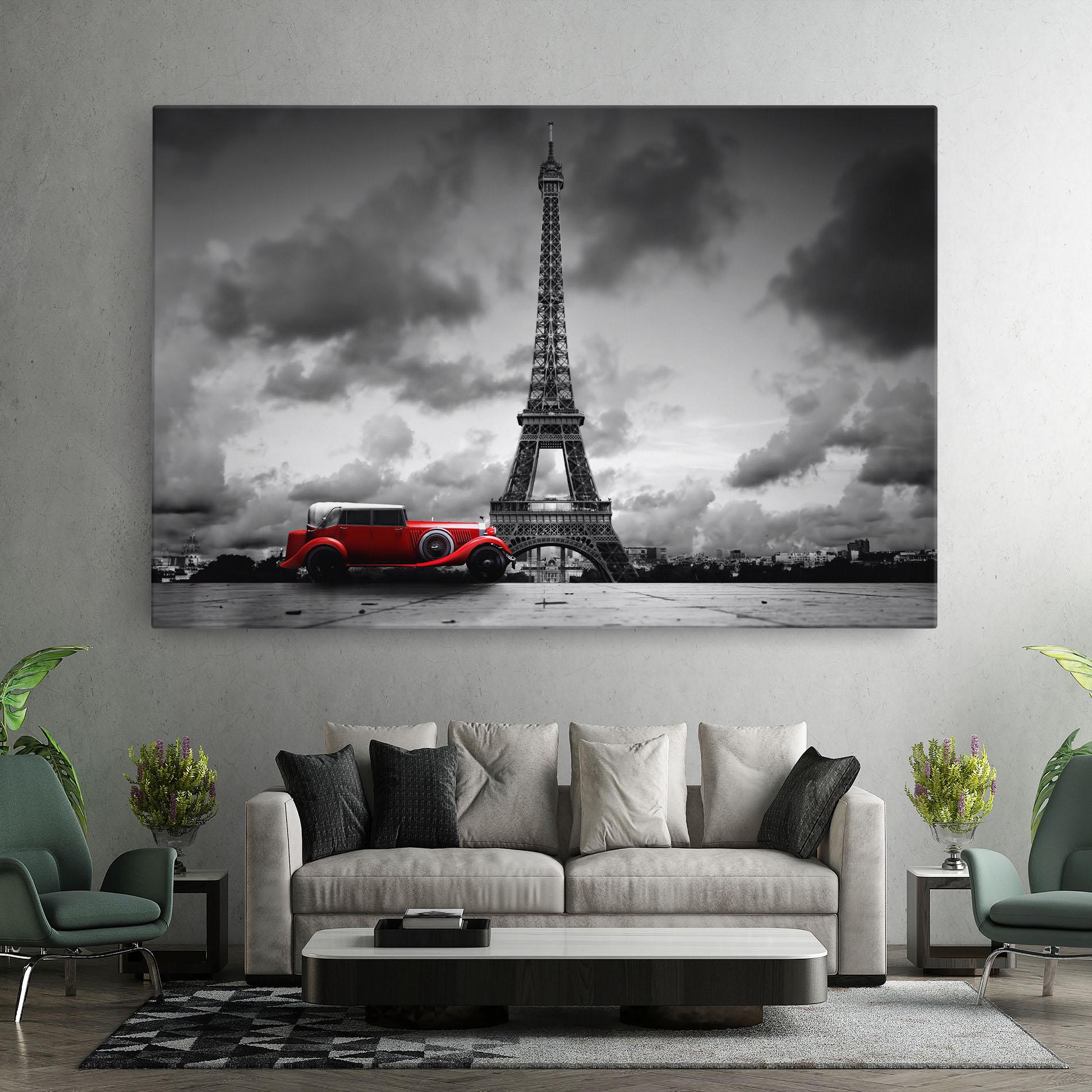 Leinwandbild Vintage Paris mockup 7