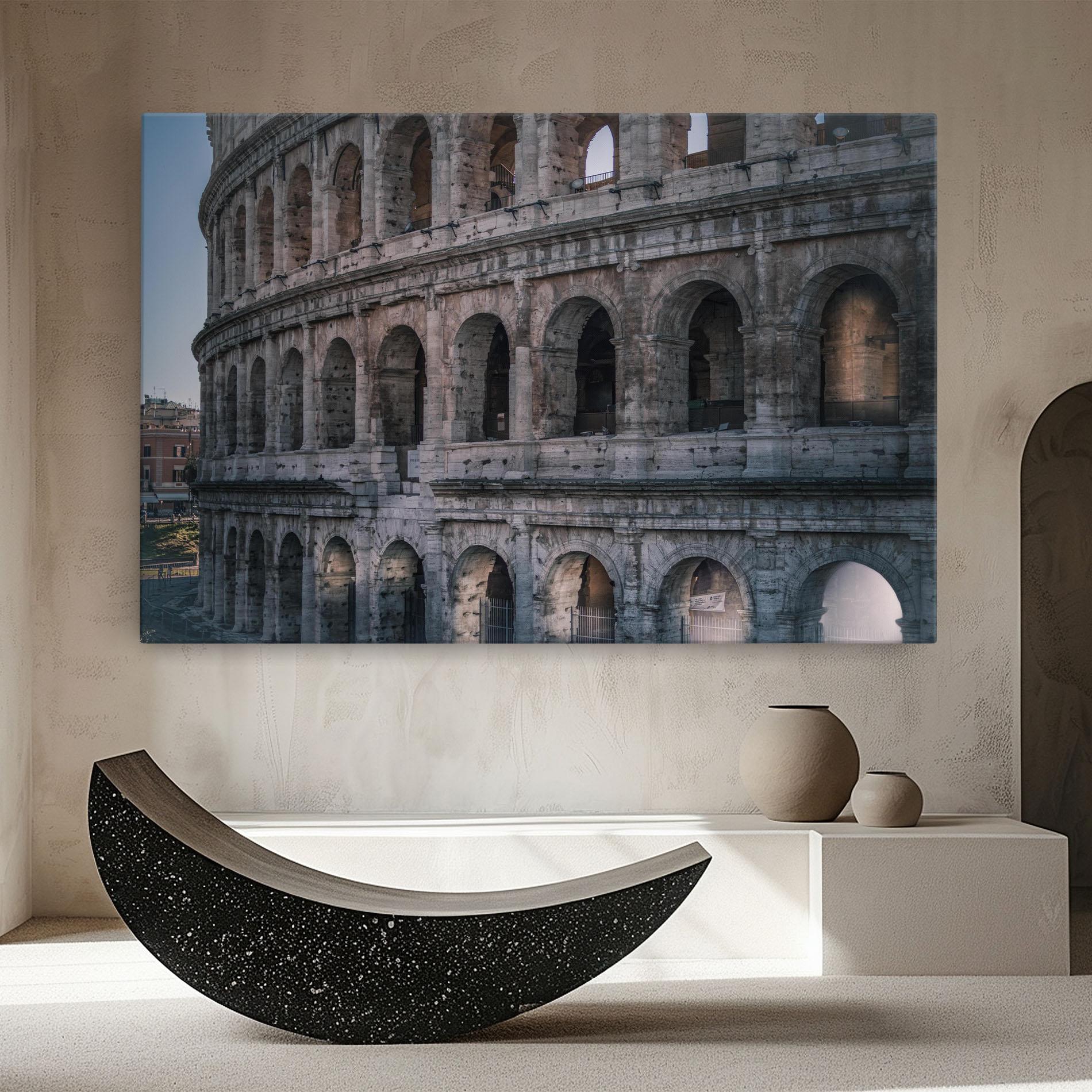 Leinwandbild Colosseum Roma mockup 8