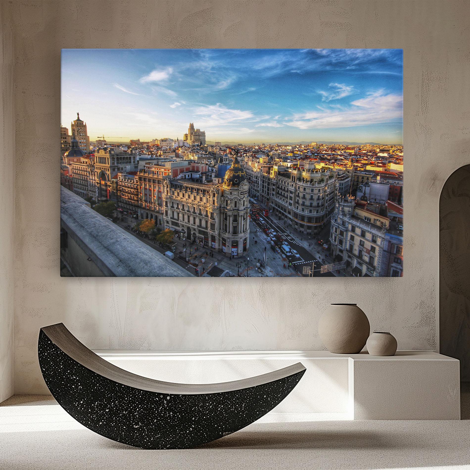 Leinwandbild Madrid View mockup 8