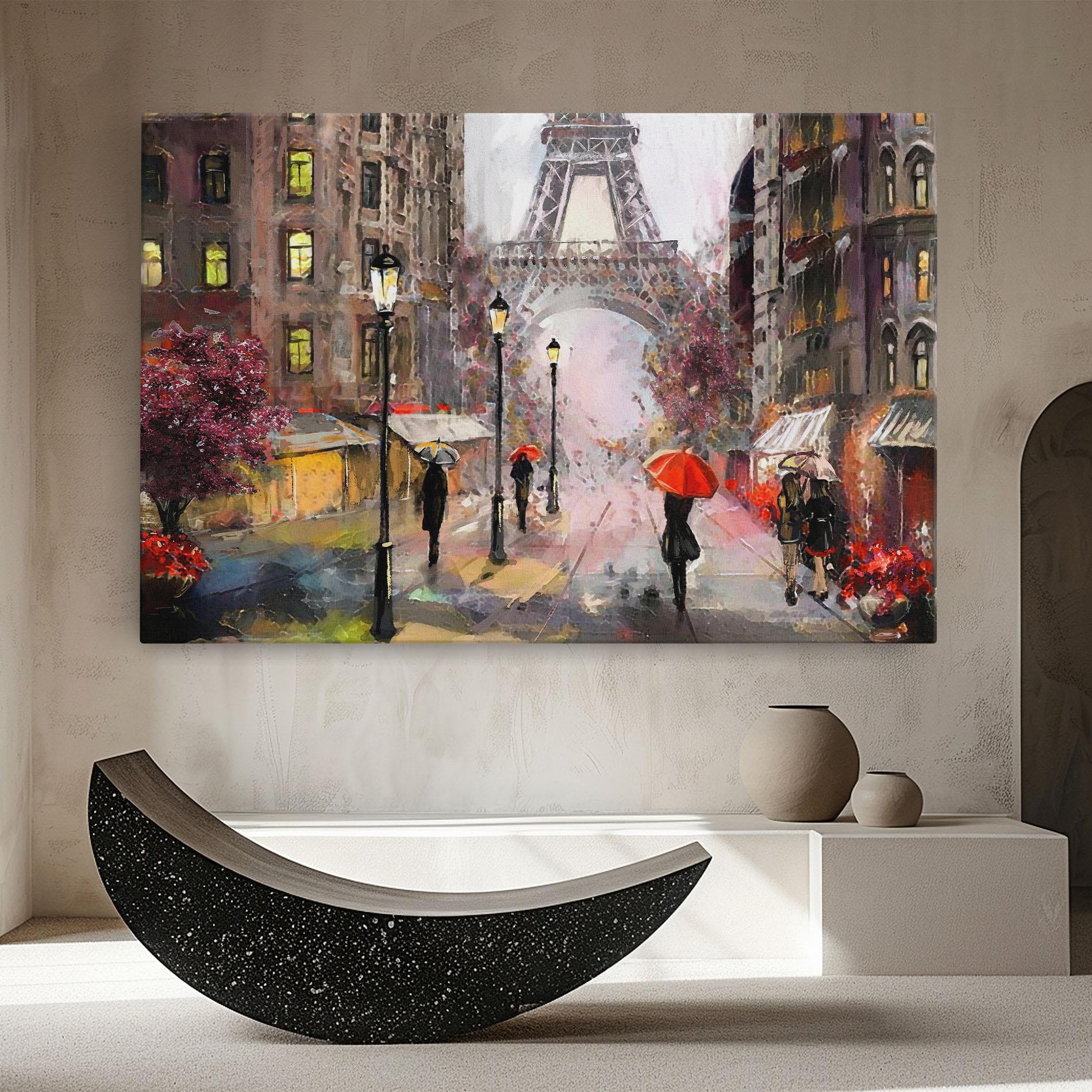 Leinwandbild Paris Colours mockup 8