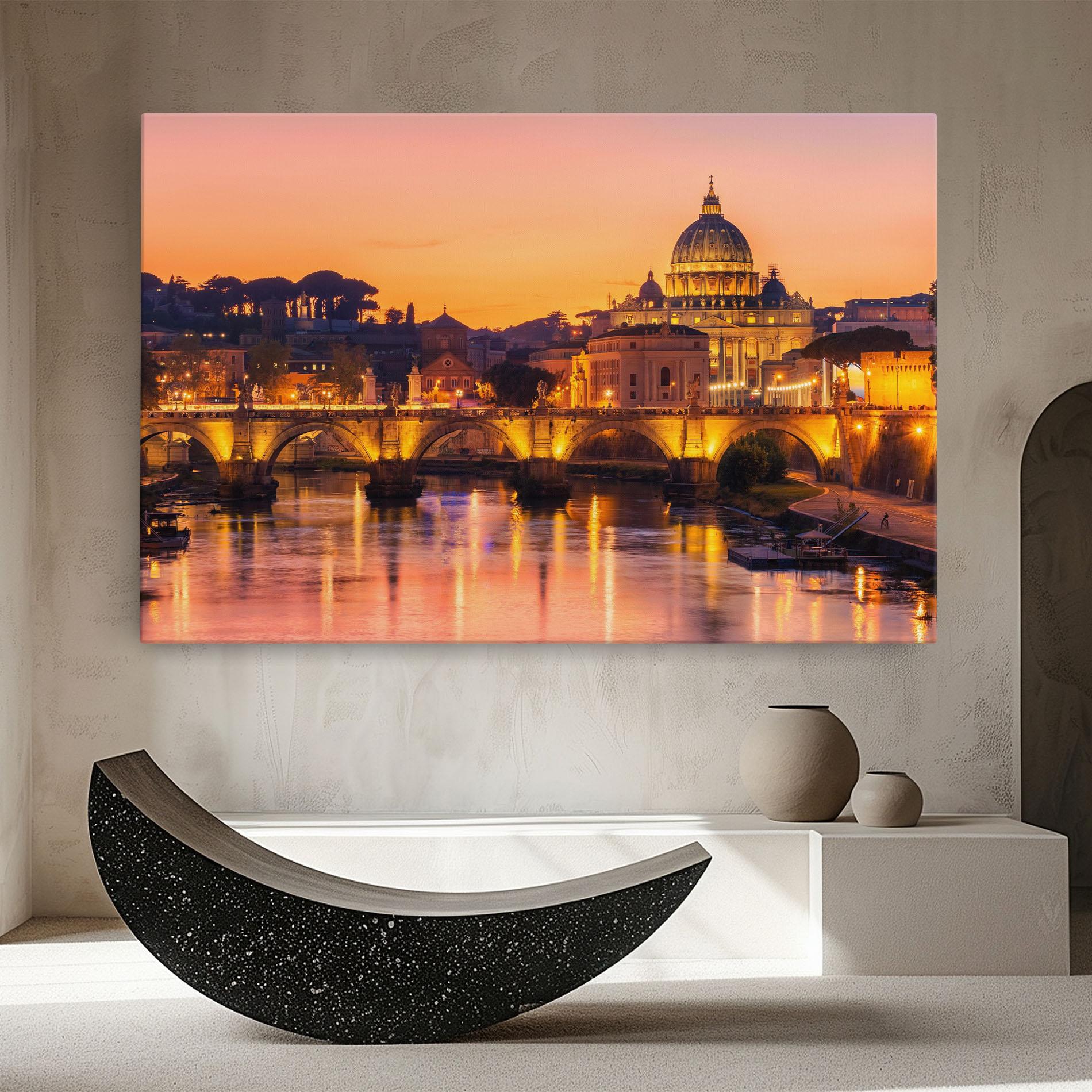 Leinwandbild St Peter Basilica mockup 8