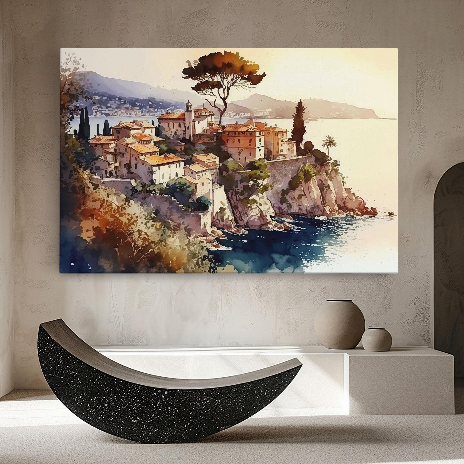 Leinwandbild Stunning View Painting mockup 8