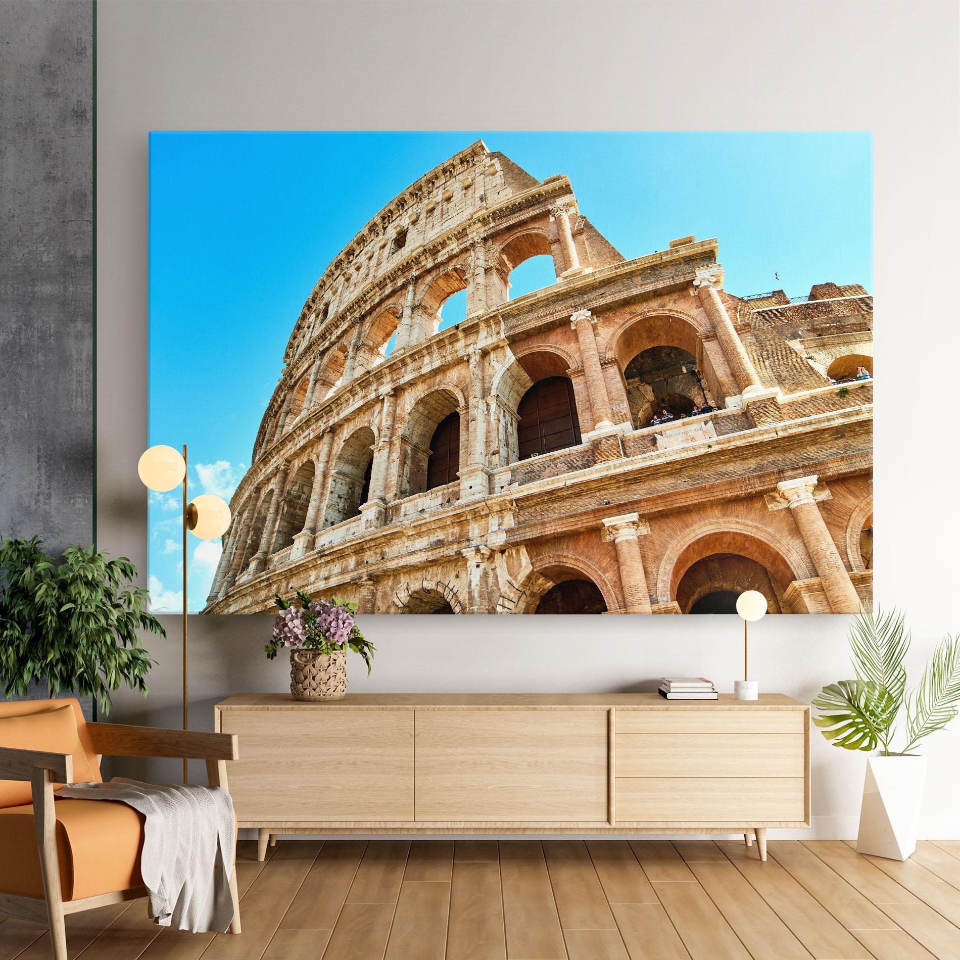 Leinwandbild Close Colosseum mockup 9