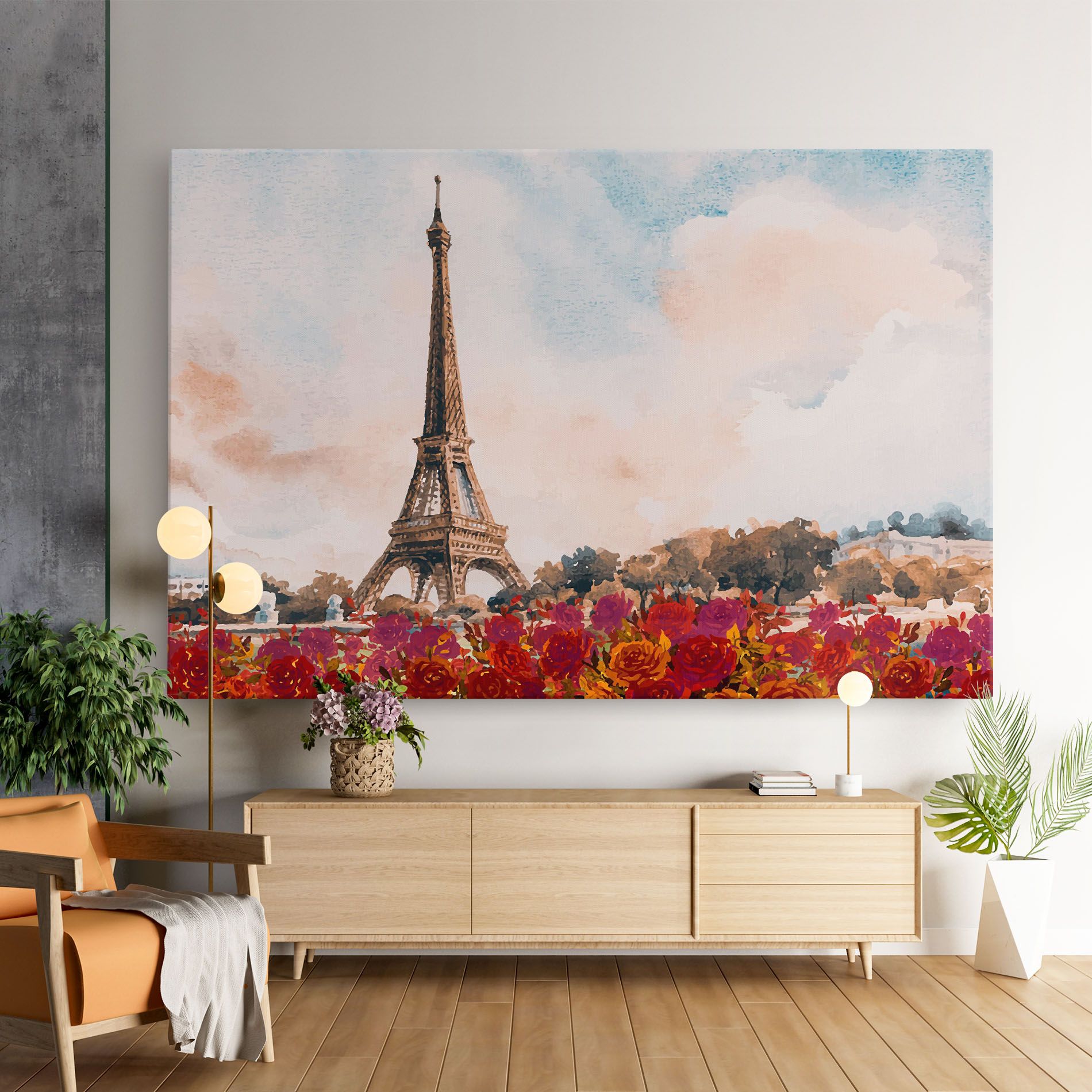 Eiffel Tower Roses mockup 9