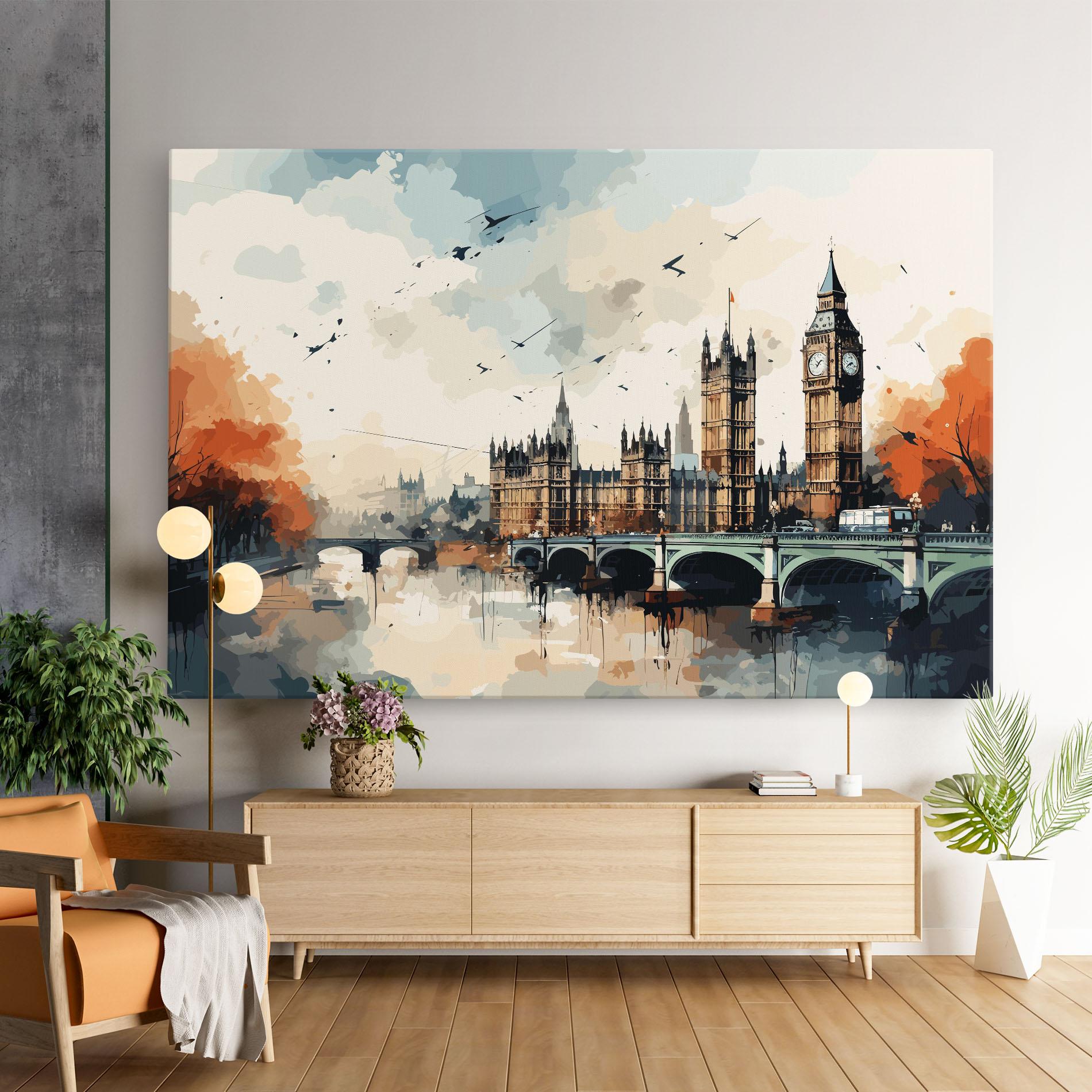 Leinwandbild England Art mockup 9