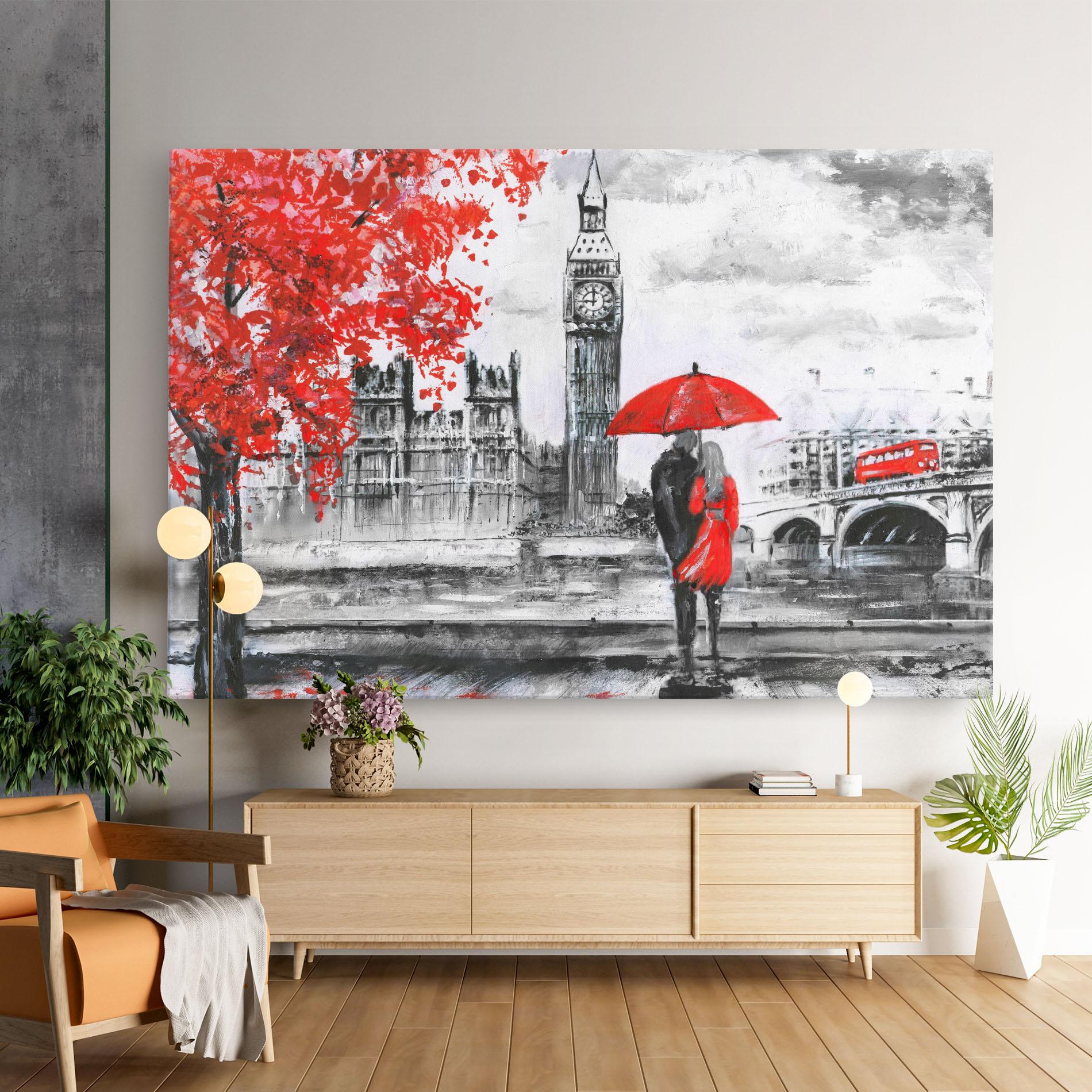 Leinwandbild London Love mockup 9