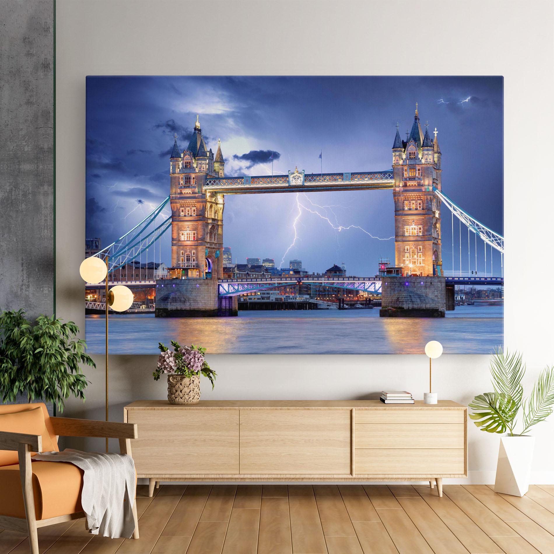 Leinwandbild London Tower Bridge mockup 9