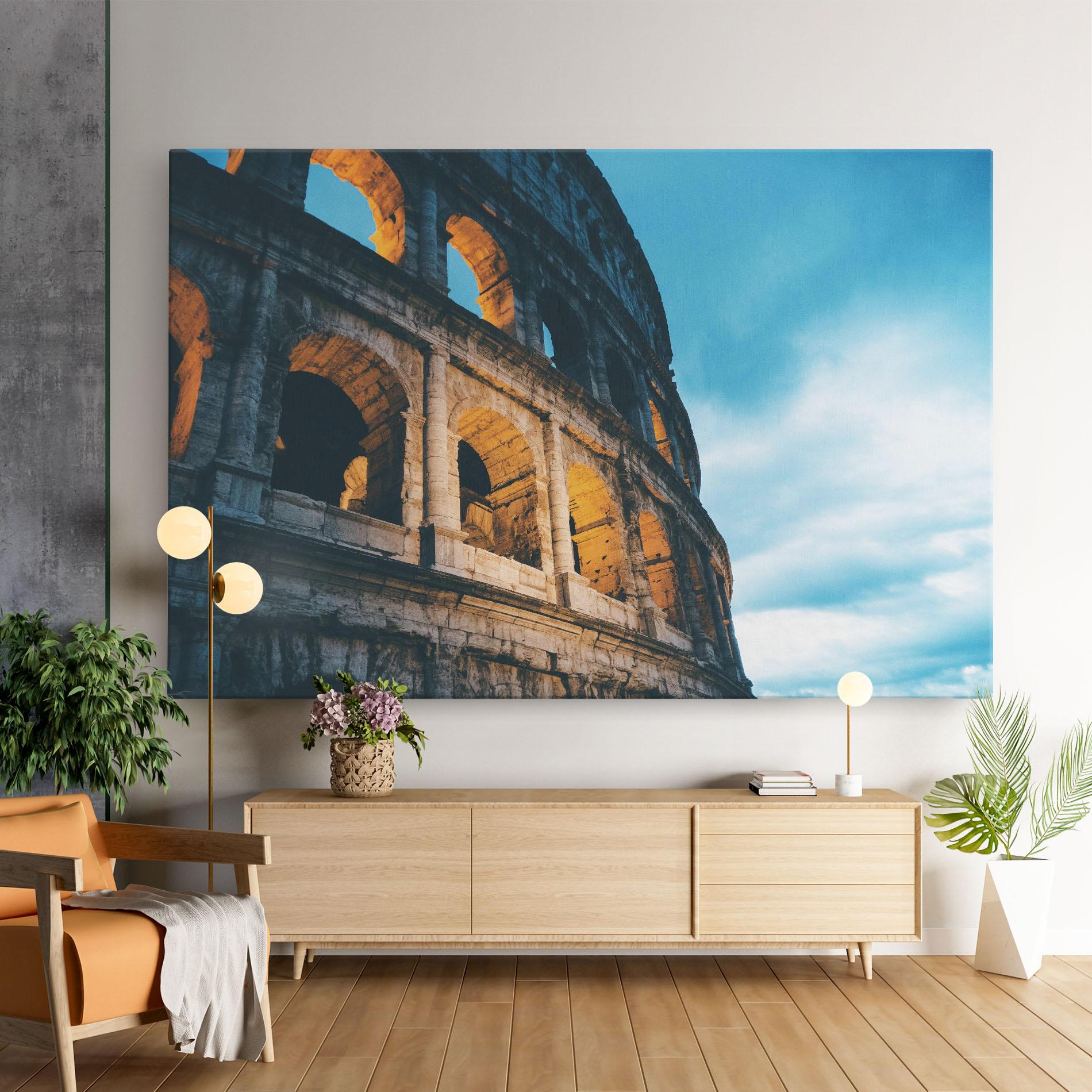 Leinwandbild Shadow Colosseum mockup 9