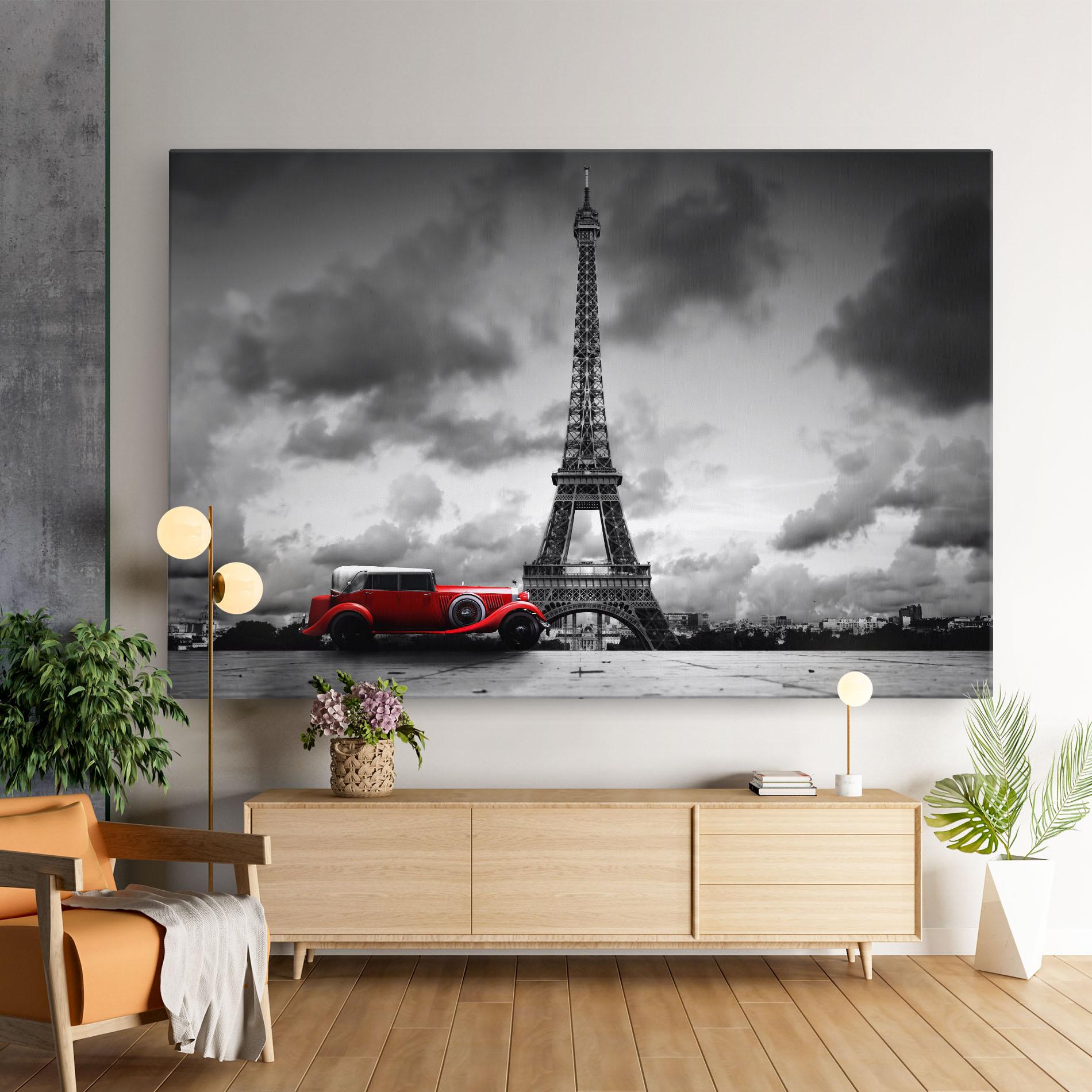 Leinwandbild Vintage Paris mockup 9