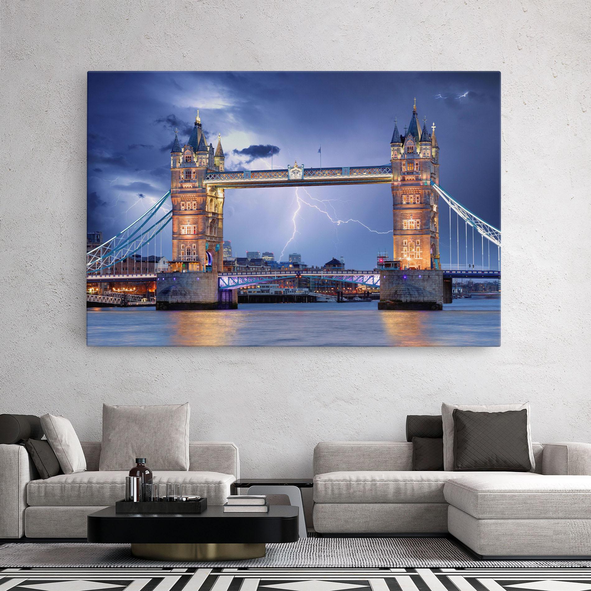 Leinwandbild London Tower Bridge mockup 2