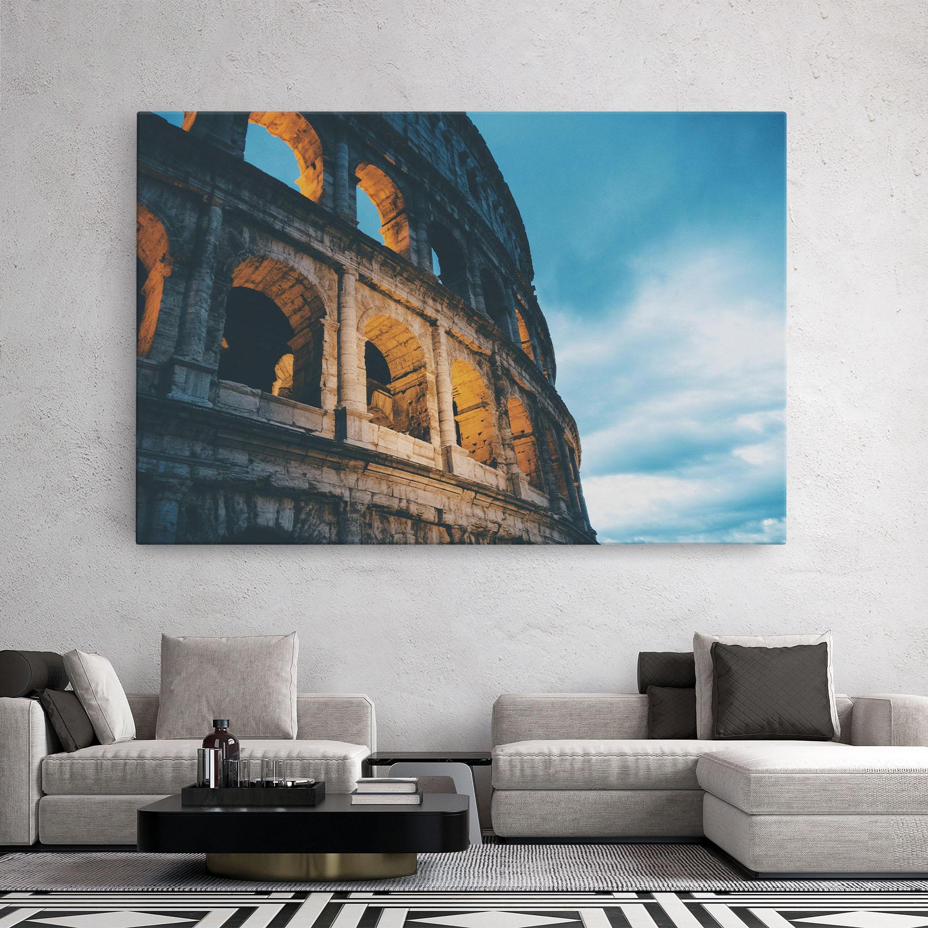 Leinwandbild Shadow Colosseum mockup 2