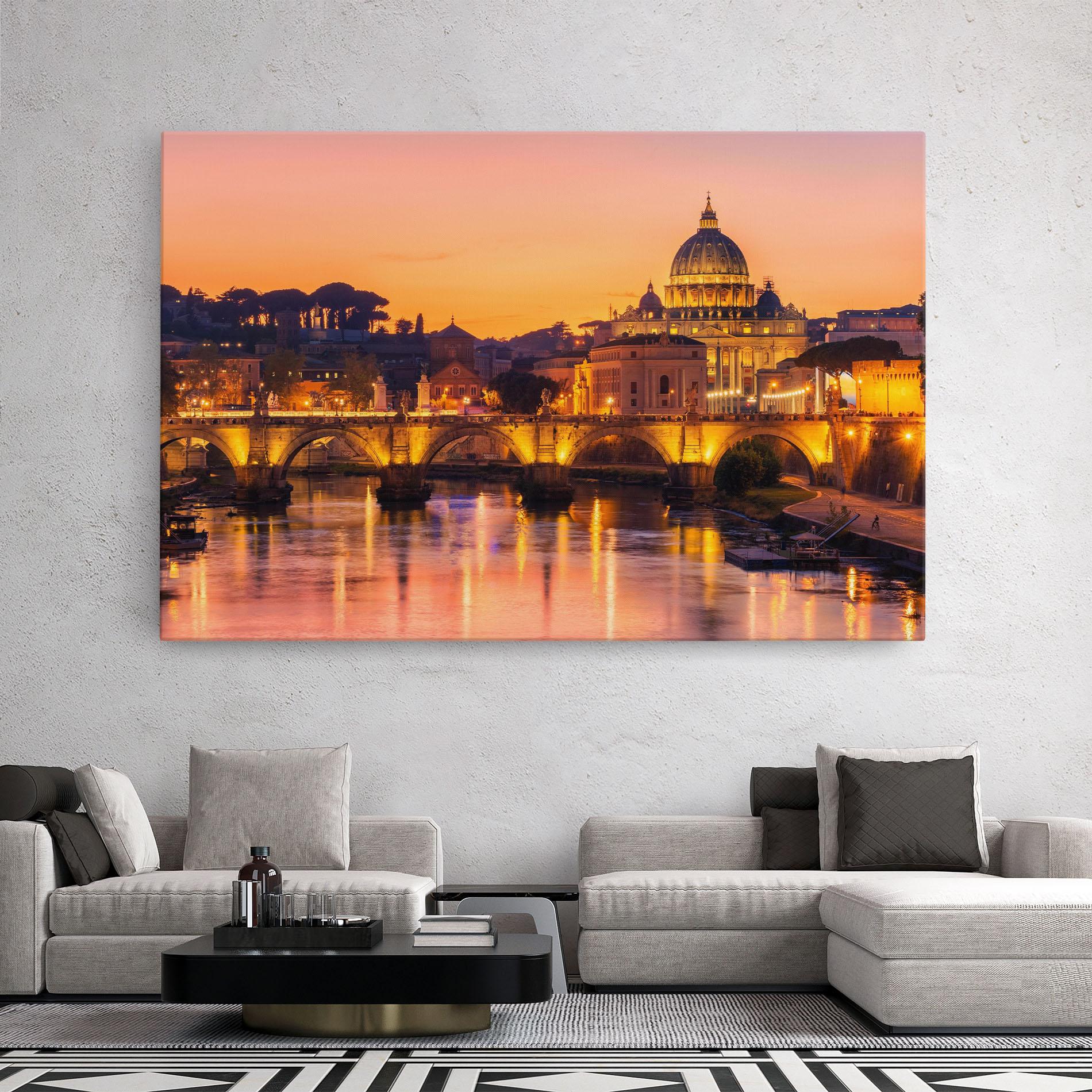 Leinwandbild St Peter Basilica mockup 2