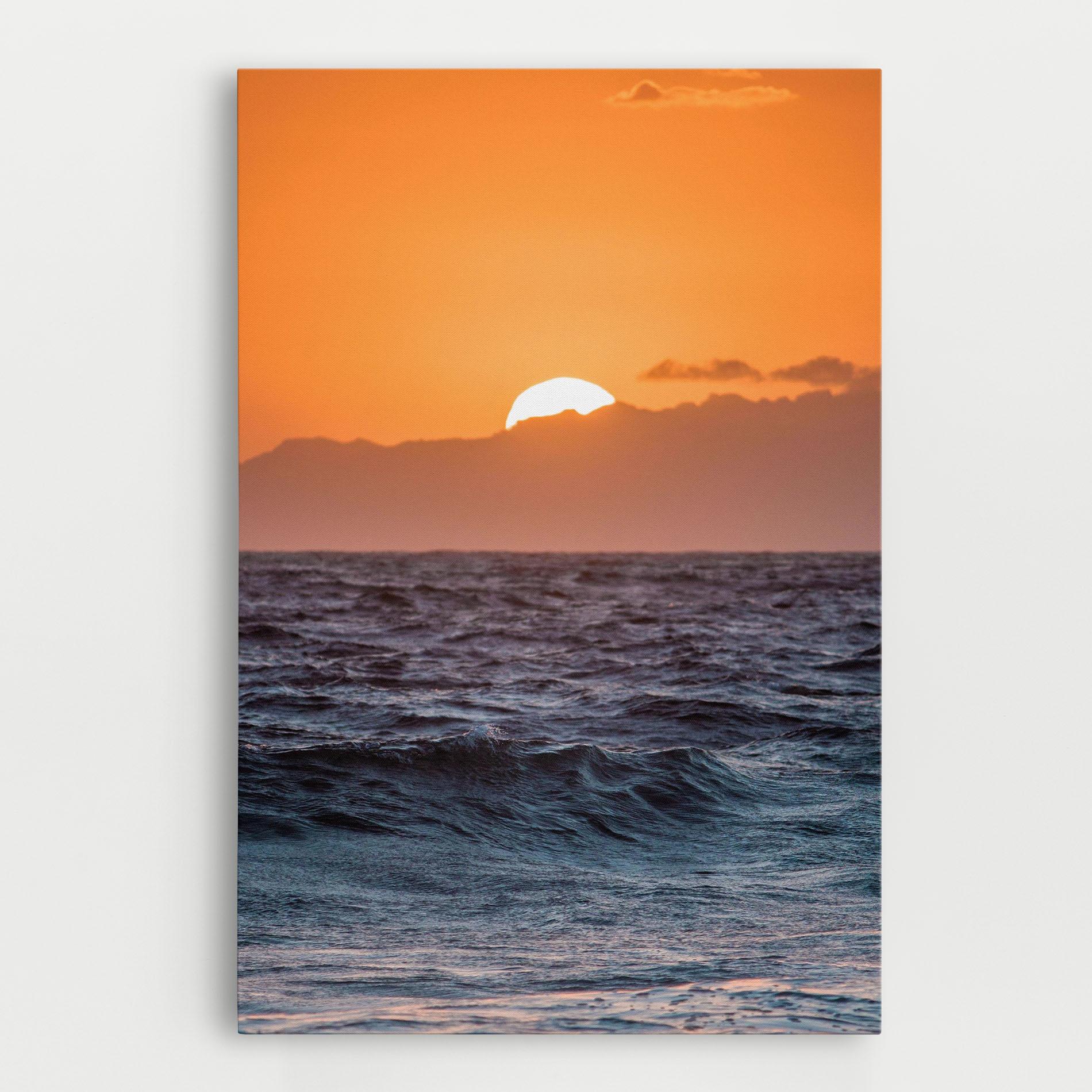 Leinwandbild Morning Waves mockup 0