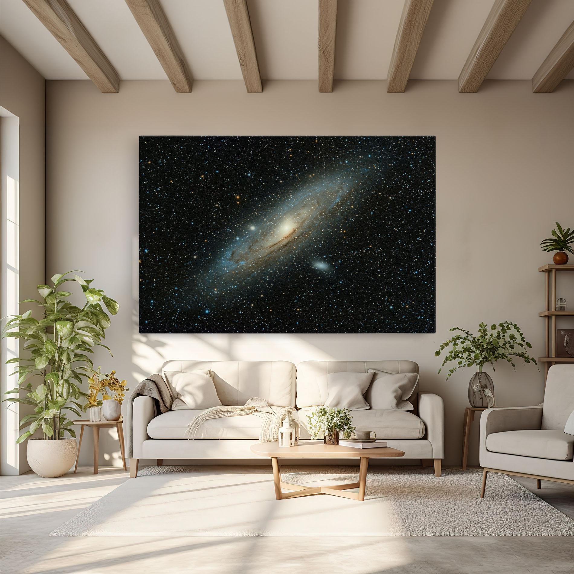 Leinwandbild Galaxy Stars mockup 6
