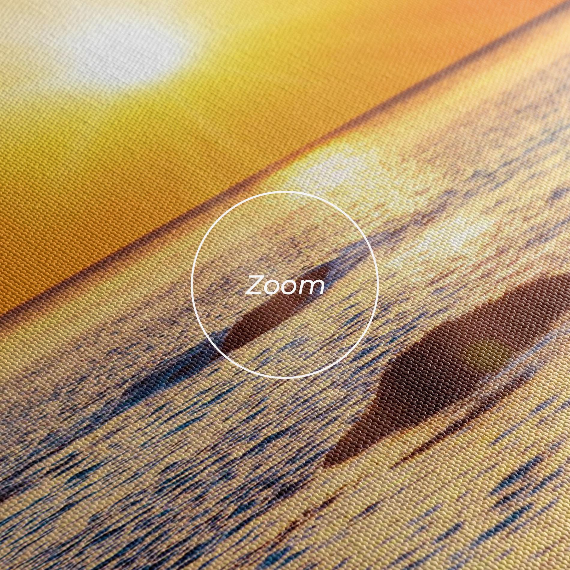 Leinwandbild Sunset Beach Rocks mockup 3