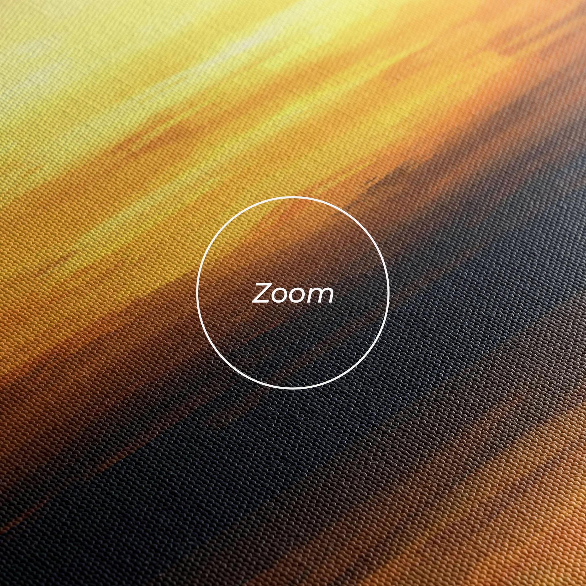 Leinwandbild Sunset Oil Paint mockup 3