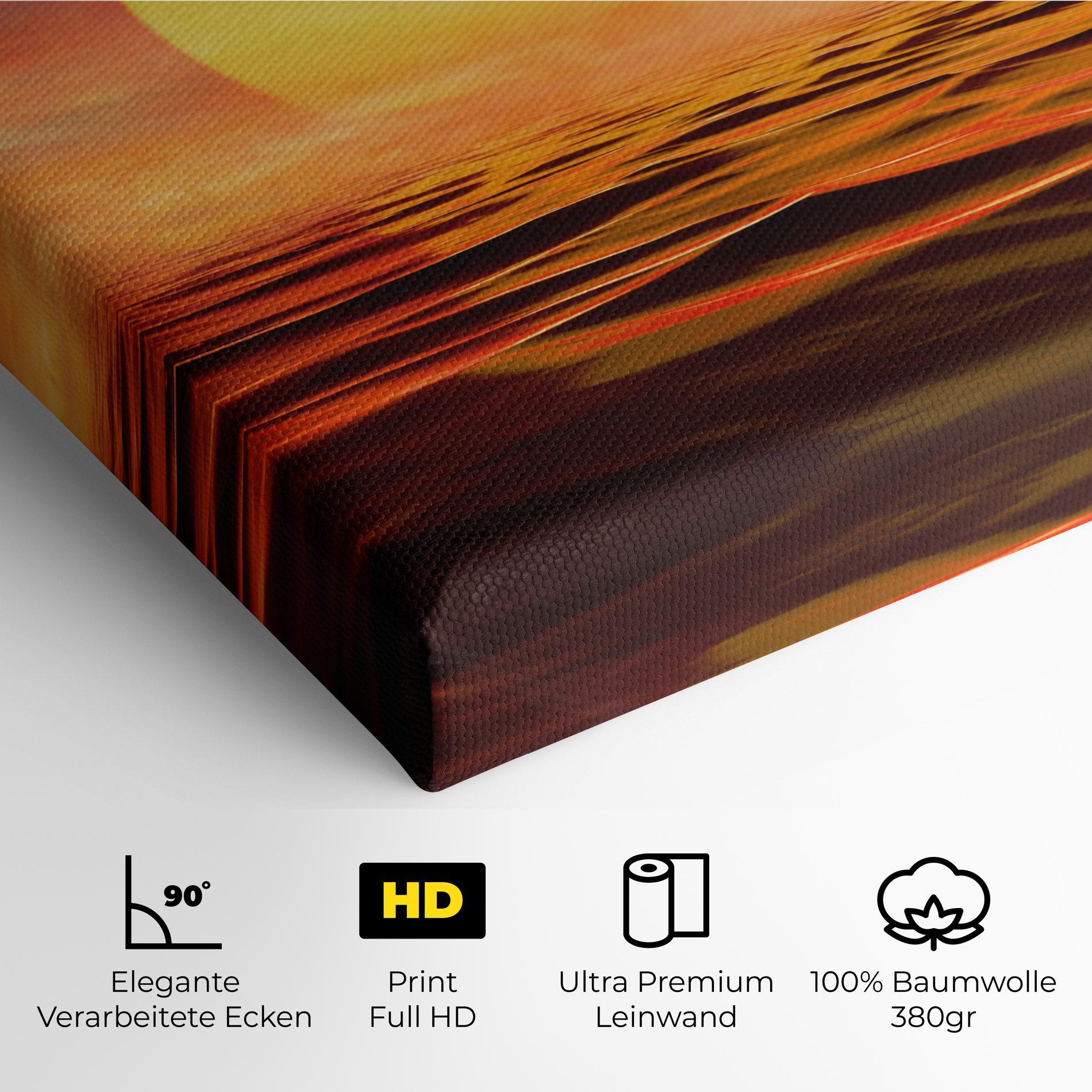 Leinwandbild Clouds Reflection Sky mockup 4