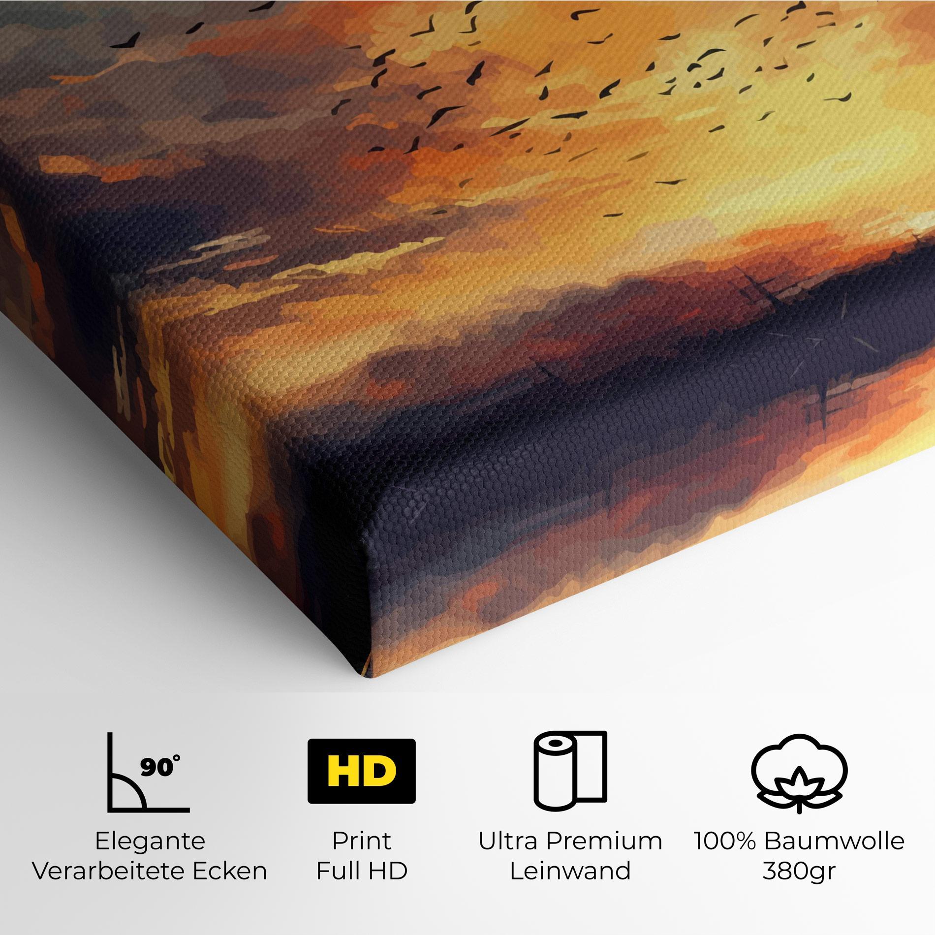 Leinwandbild Majestic Sunset mockup 4
