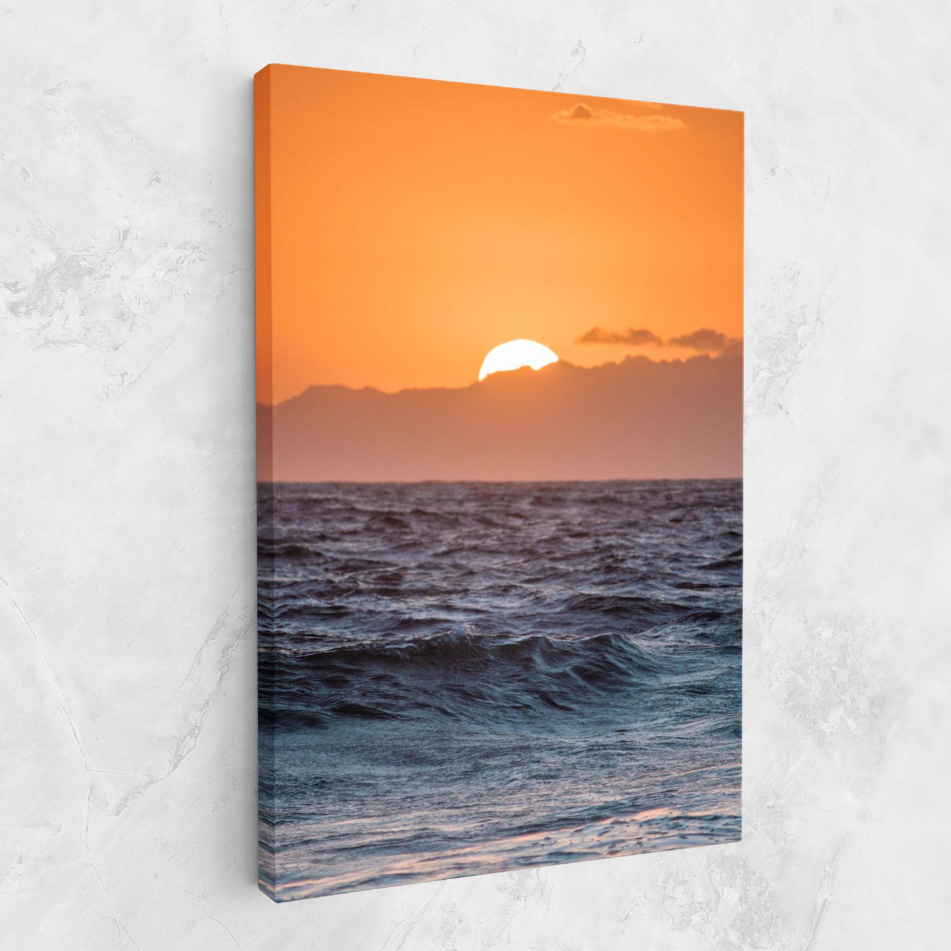 Leinwandbild Morning Waves mockup 1