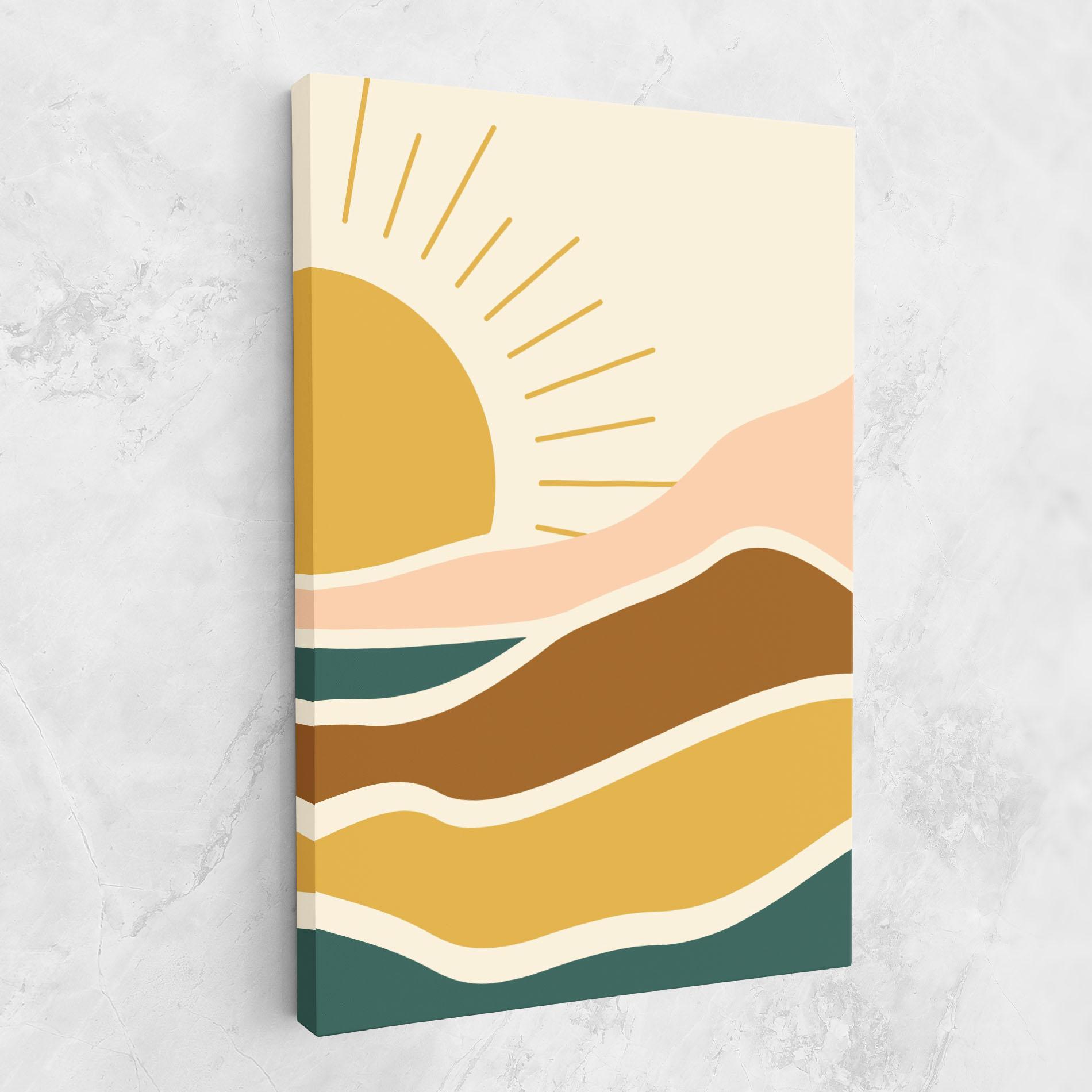 Leinwandbild Sunset Connection 02 mockup 1