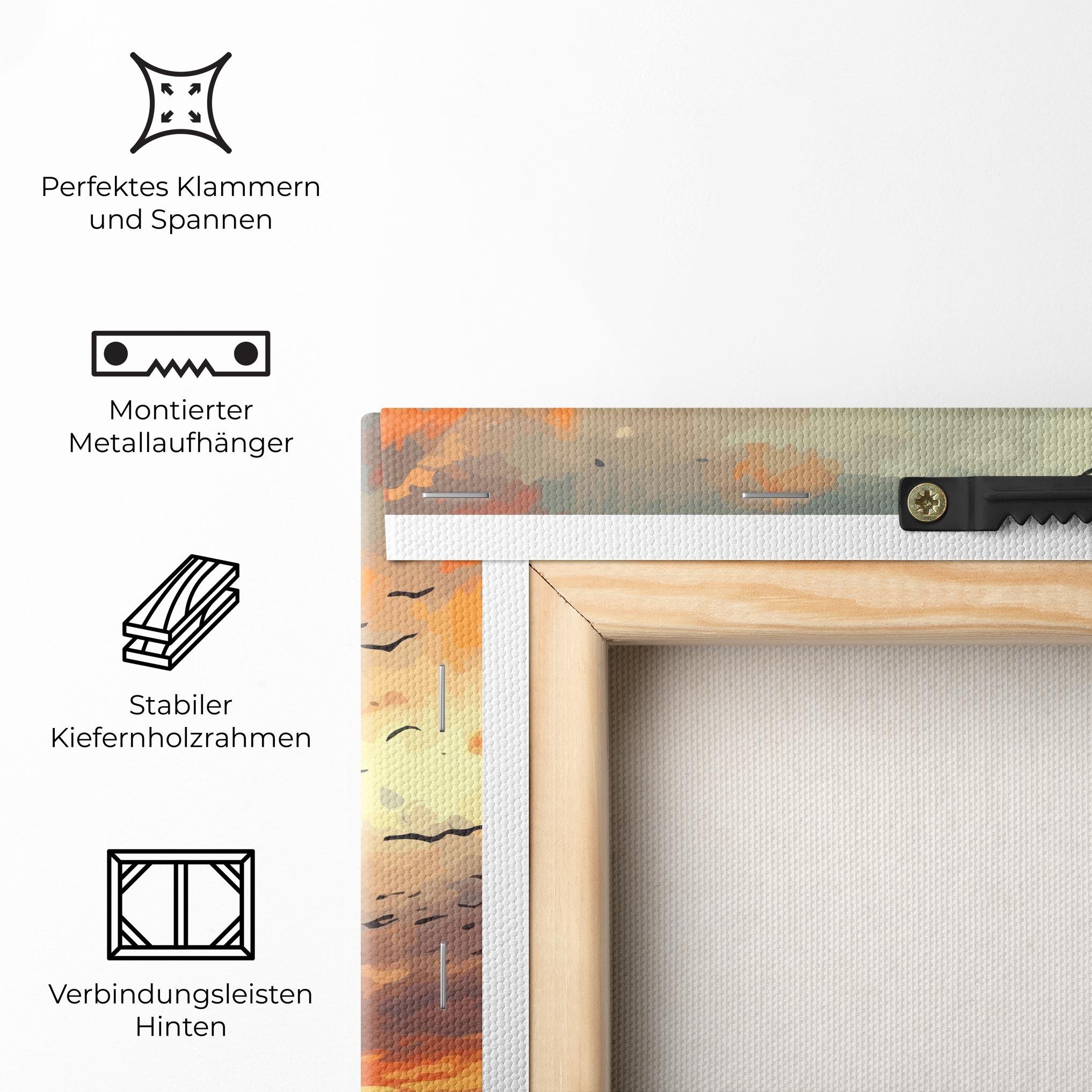 Leinwandbild Majestic Sunset mockup 5