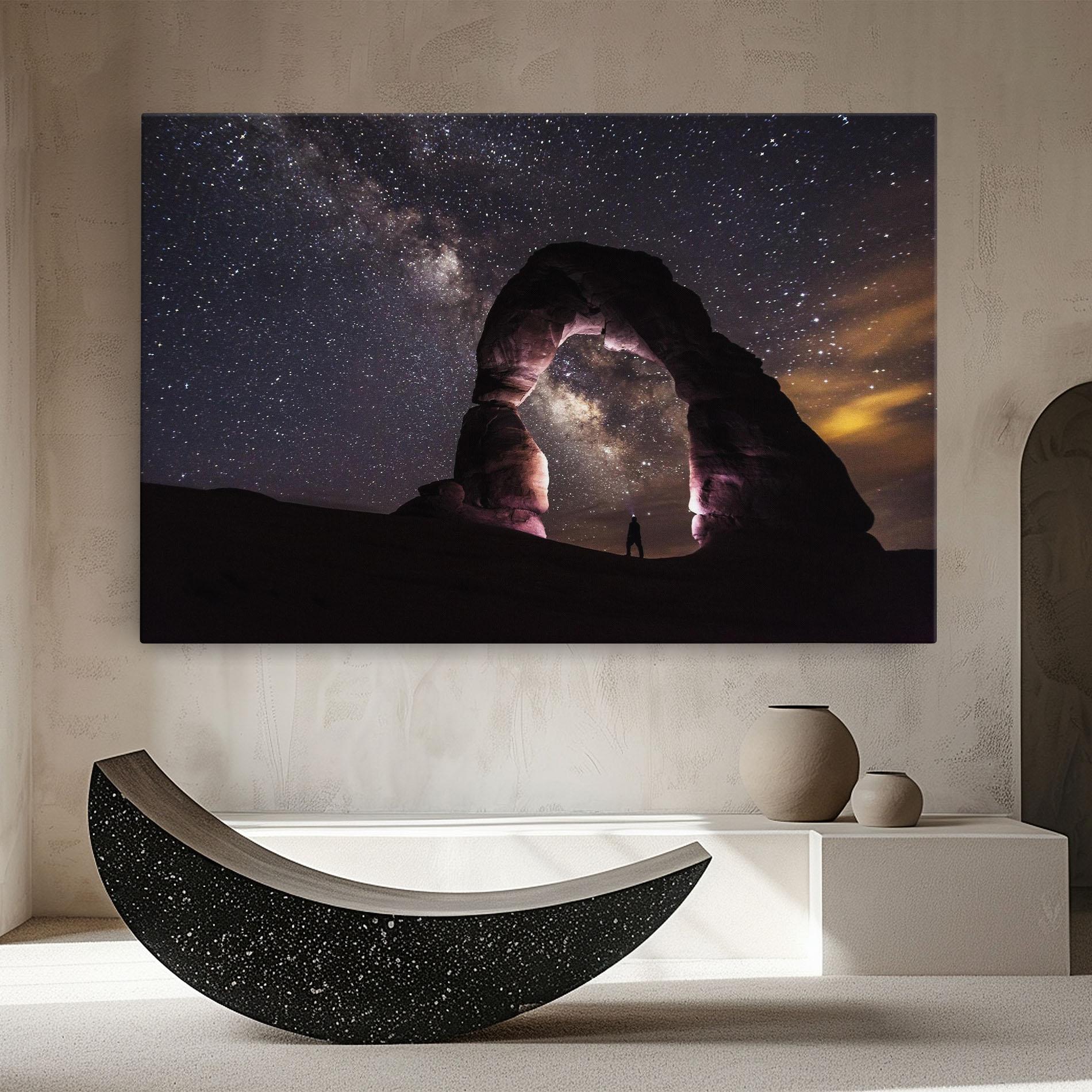 Leinwandbild Stars Landscape mockup 8