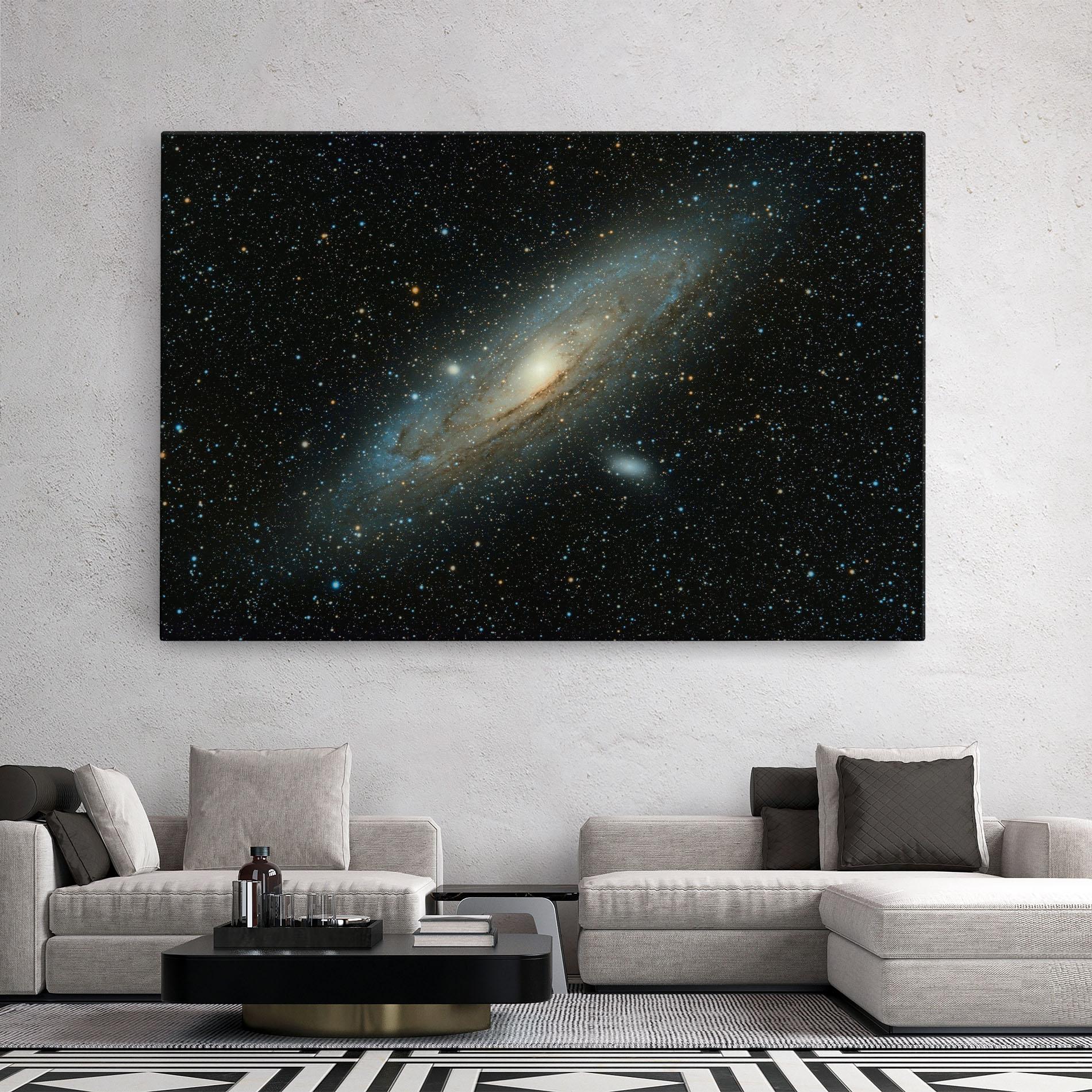 Leinwandbild Galaxy Stars mockup 2