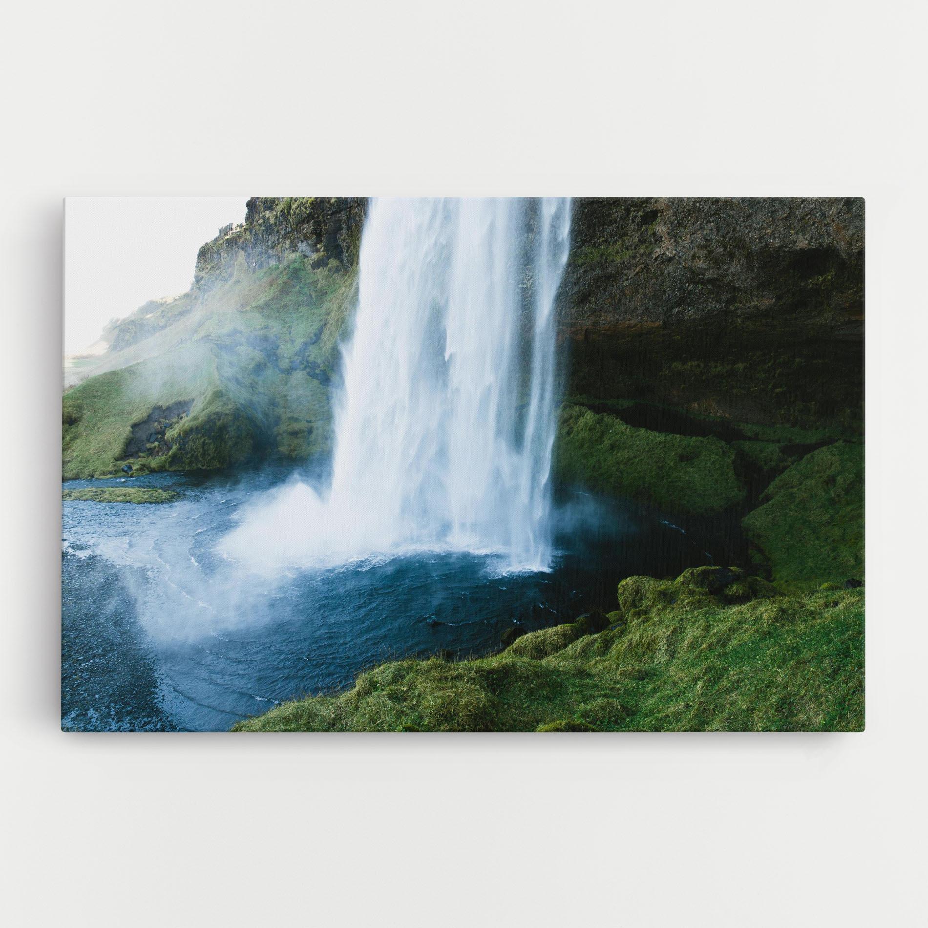 Leinwandbild Majestic Waterfall mockup 0