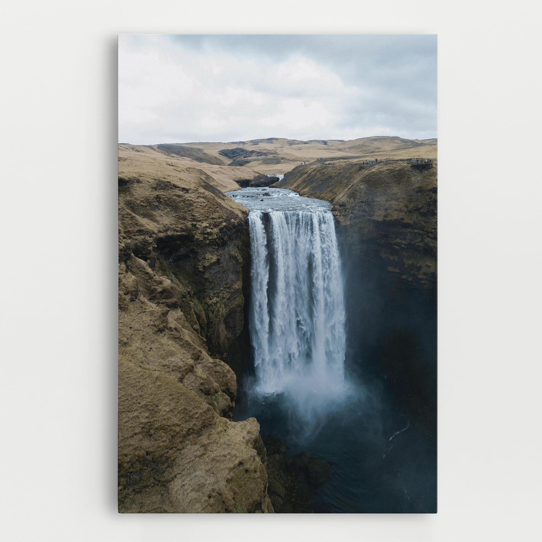 Leinwandbild Desert Vibe Waterfall mockup 0