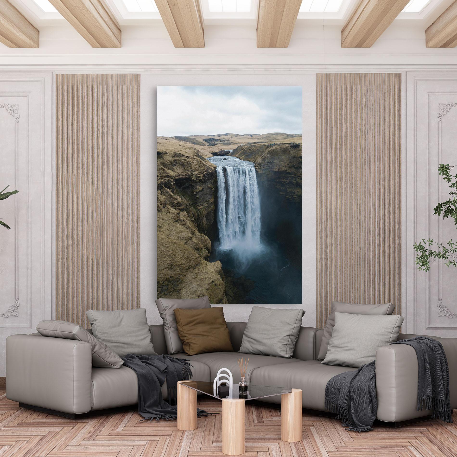 Leinwandbild Desert Vibe Waterfall mockup 6