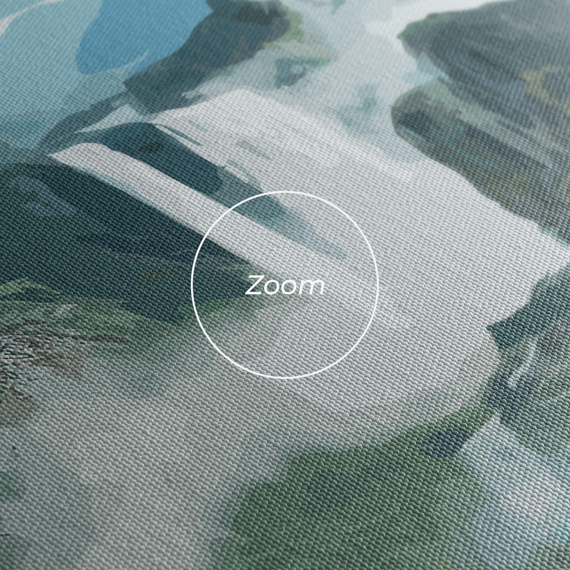 Leinwandbild Amazing Waterfall mockup 3