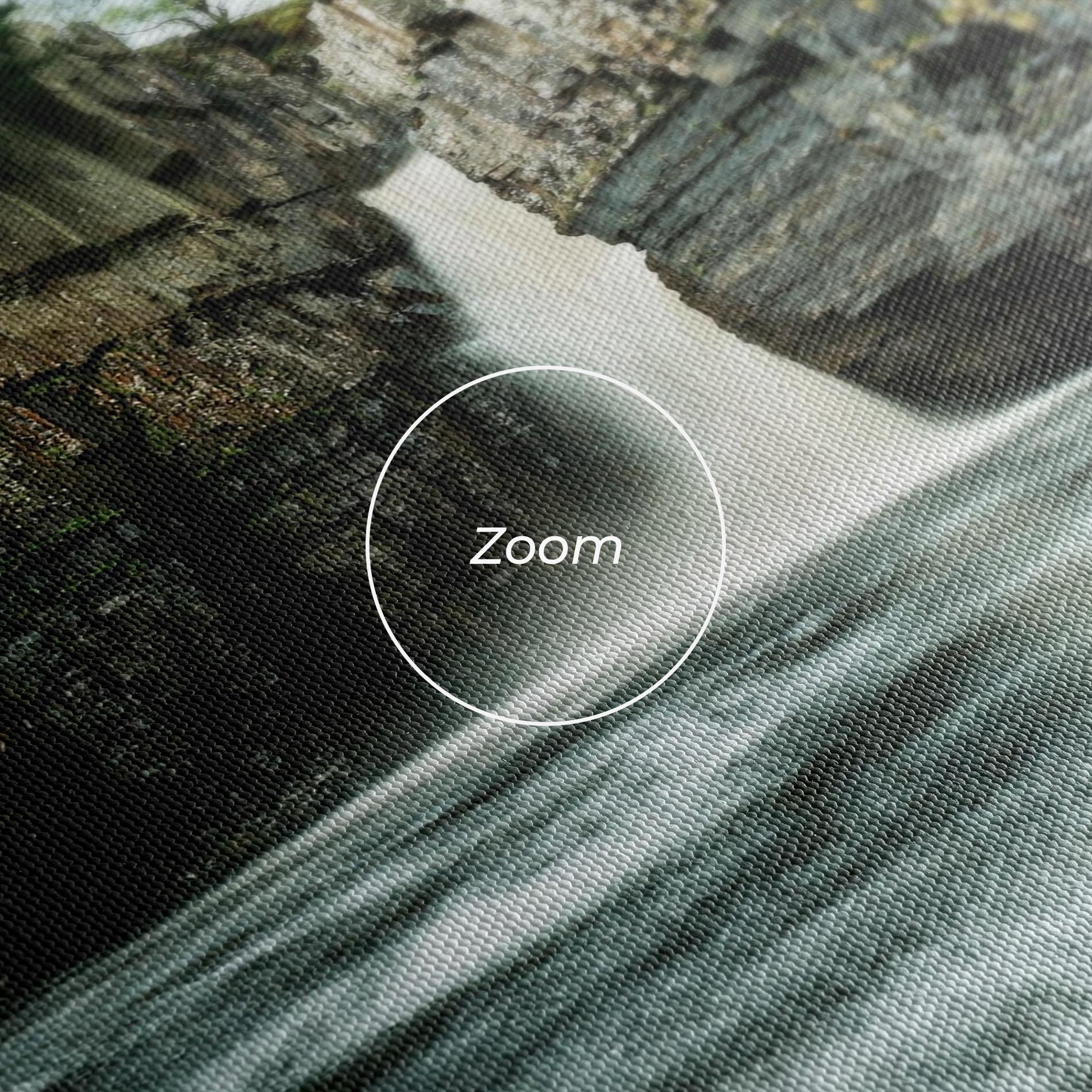 Leinwandbild Beautiful Water Falling mockup 3