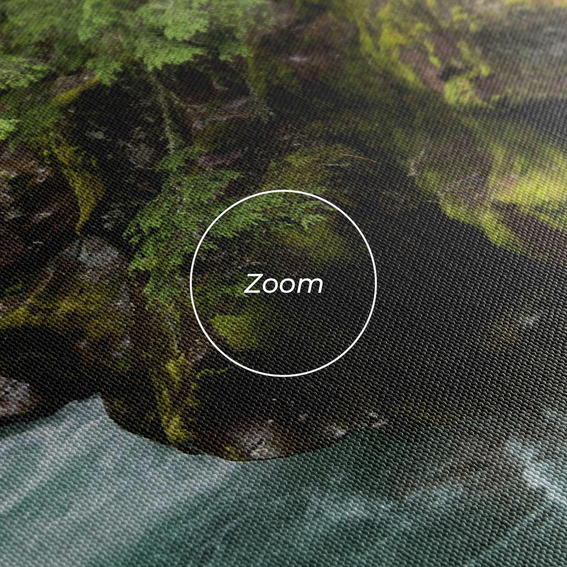 Leinwandbild Blue Majestic Waterfall mockup 3